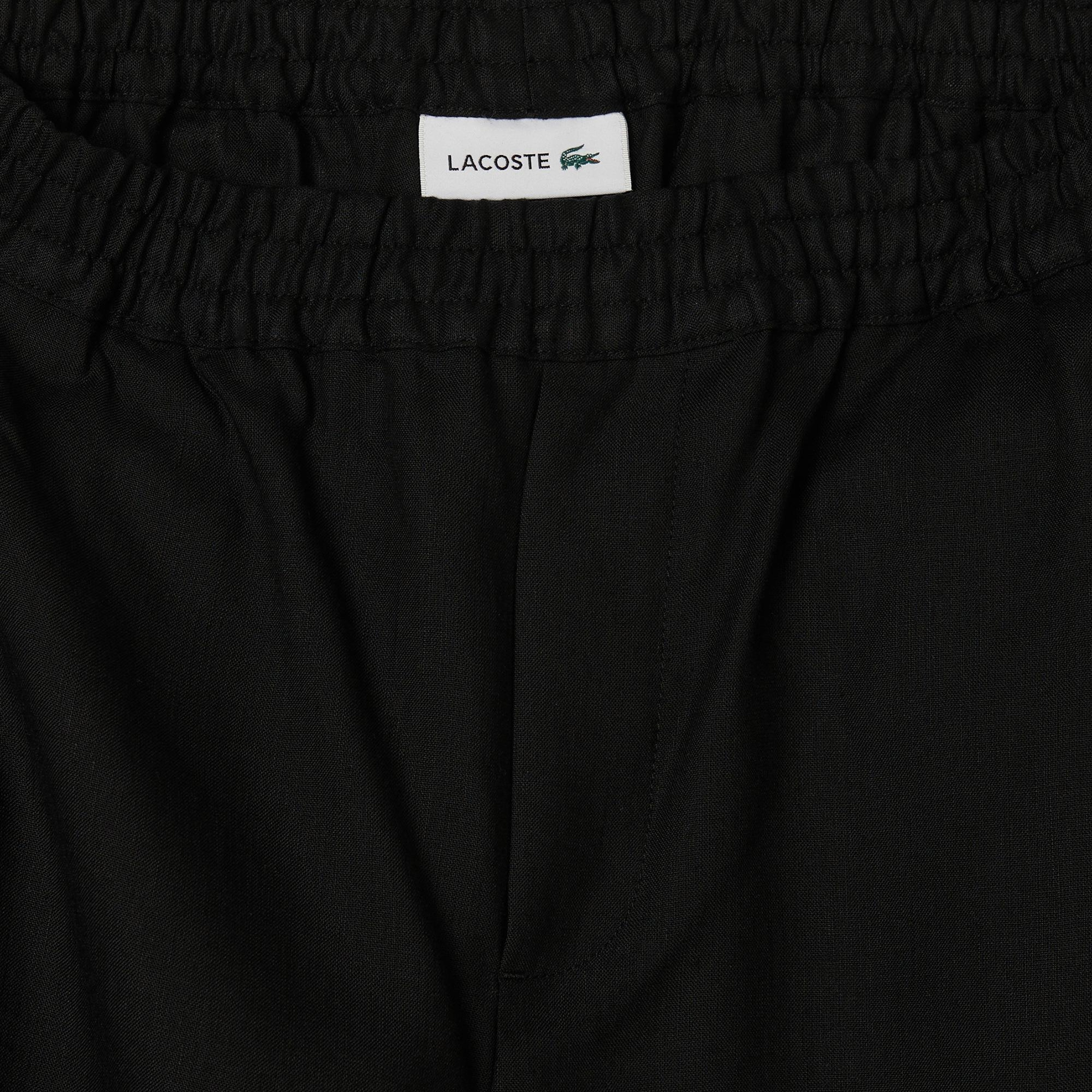 Lacoste Relaxed Fit Kadın Siyah Pantolon