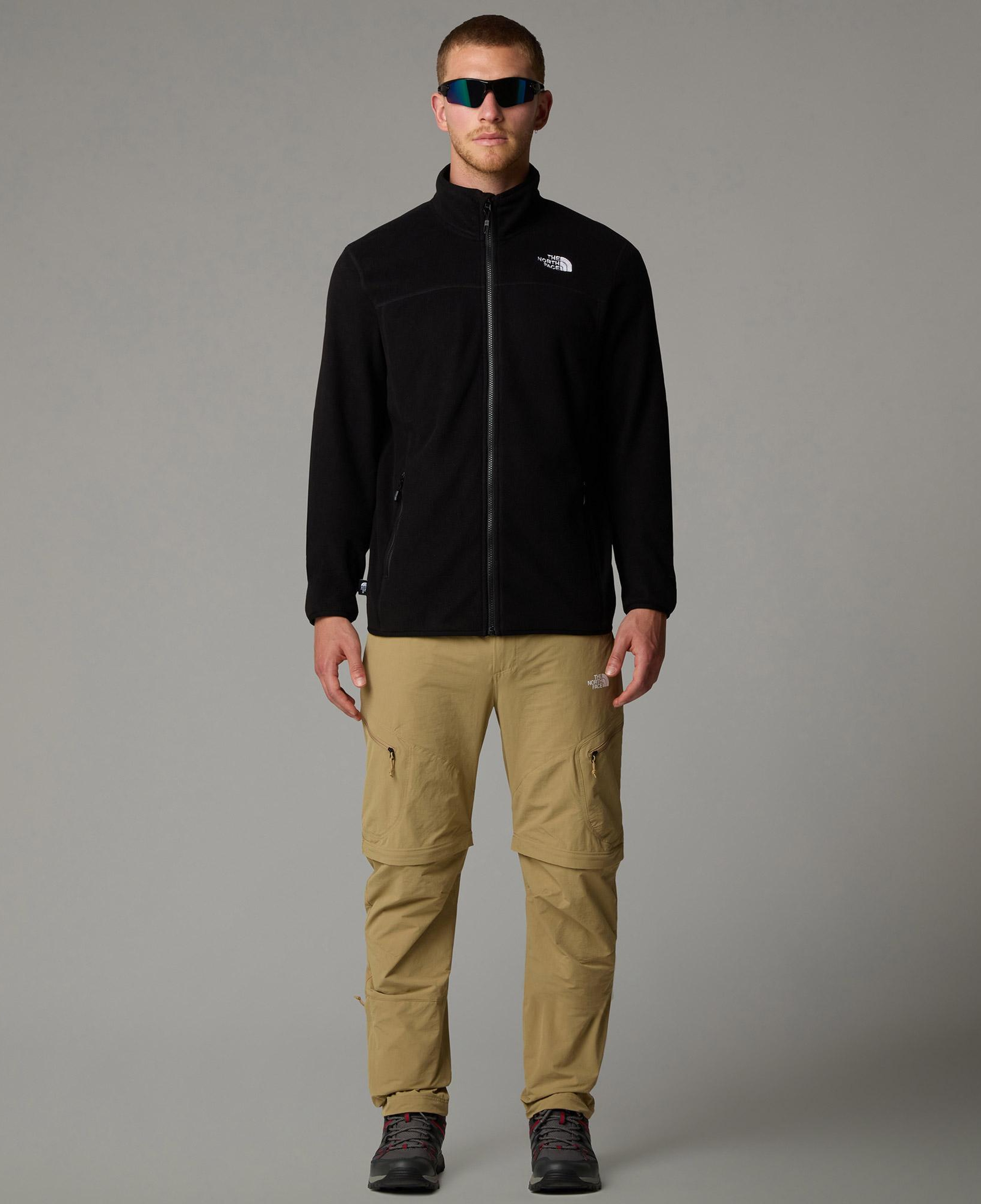 The North Face Glacier 100 Erkek Siyah Polar Ceket