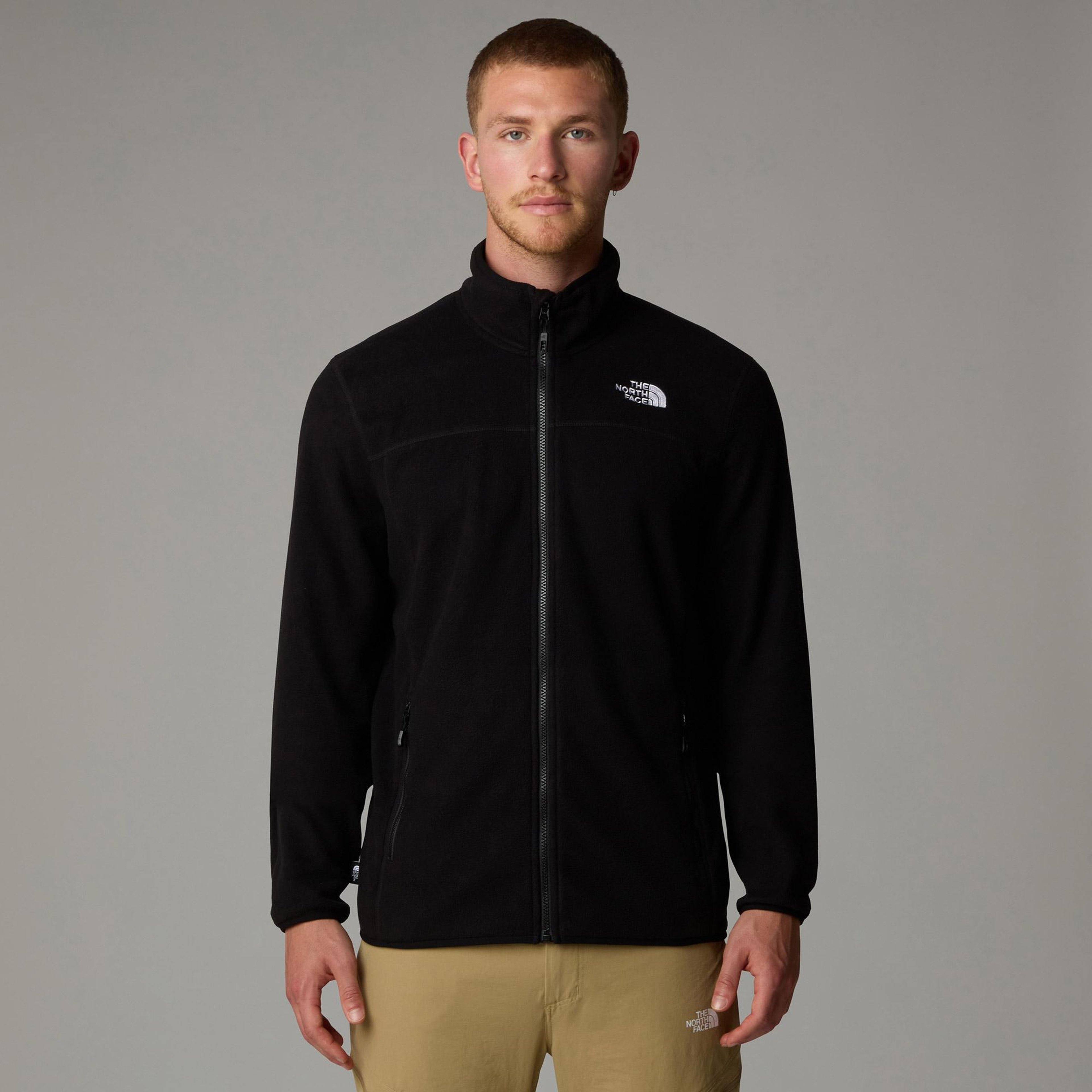 The North Face Glacier 100 Erkek Siyah Polar Ceket