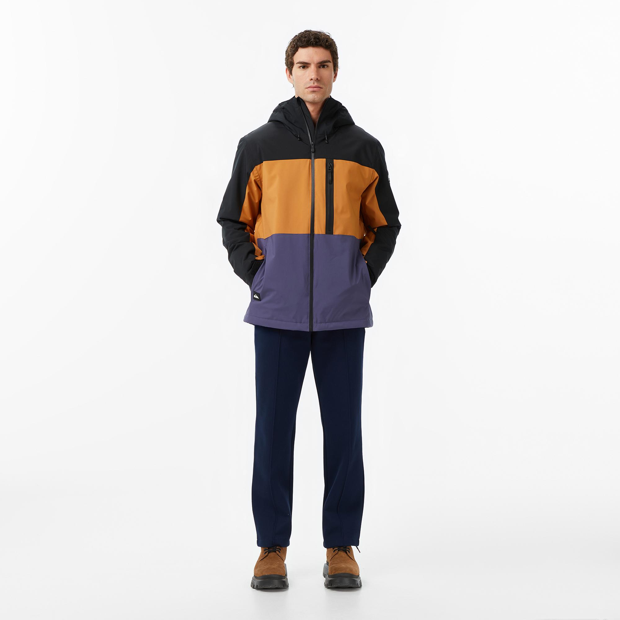 Quiksilver Sycamore Block 20K Erkek Turuncu Kayak Montu