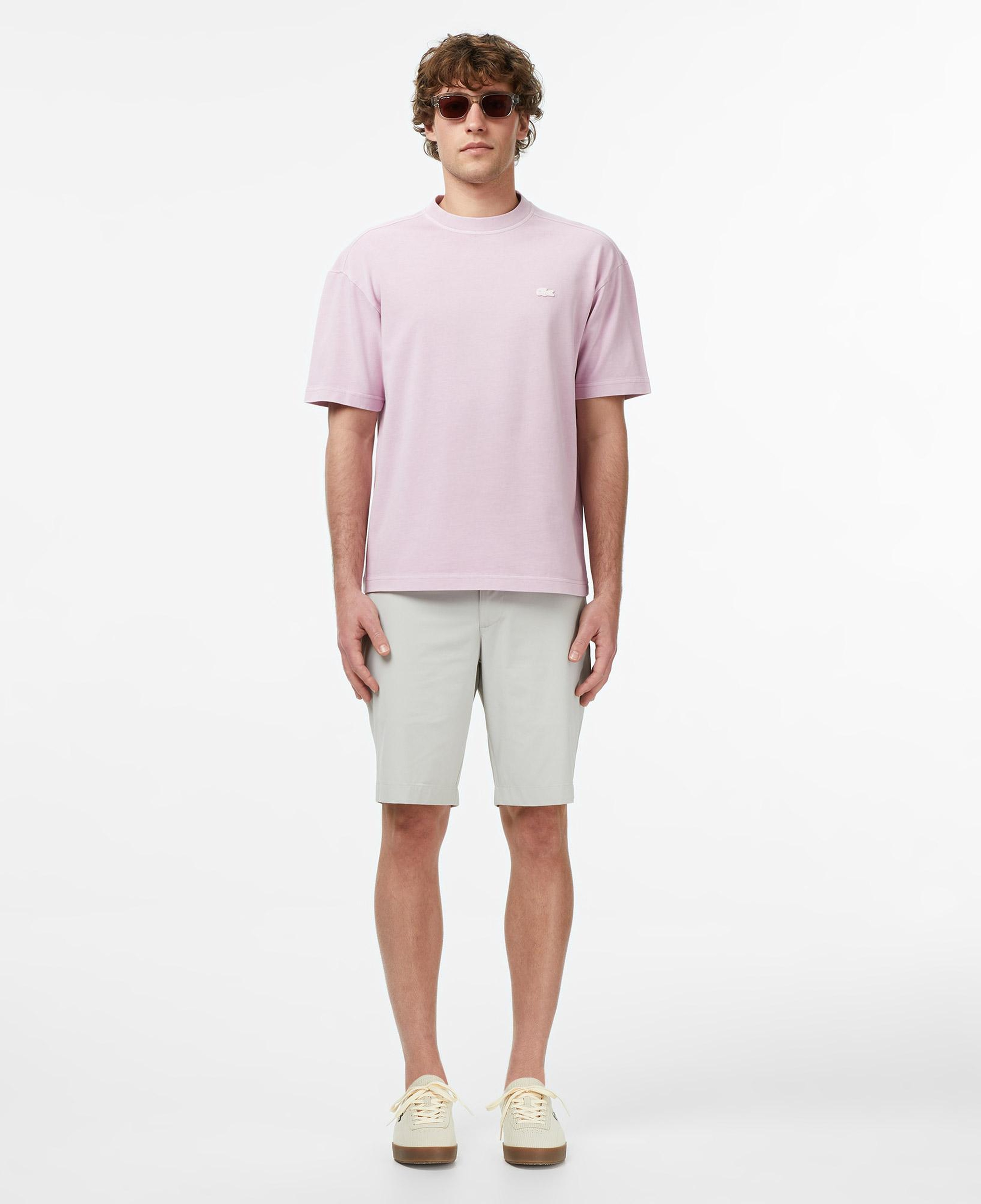 Erkek Tapered Fit Gri Bermuda Şort