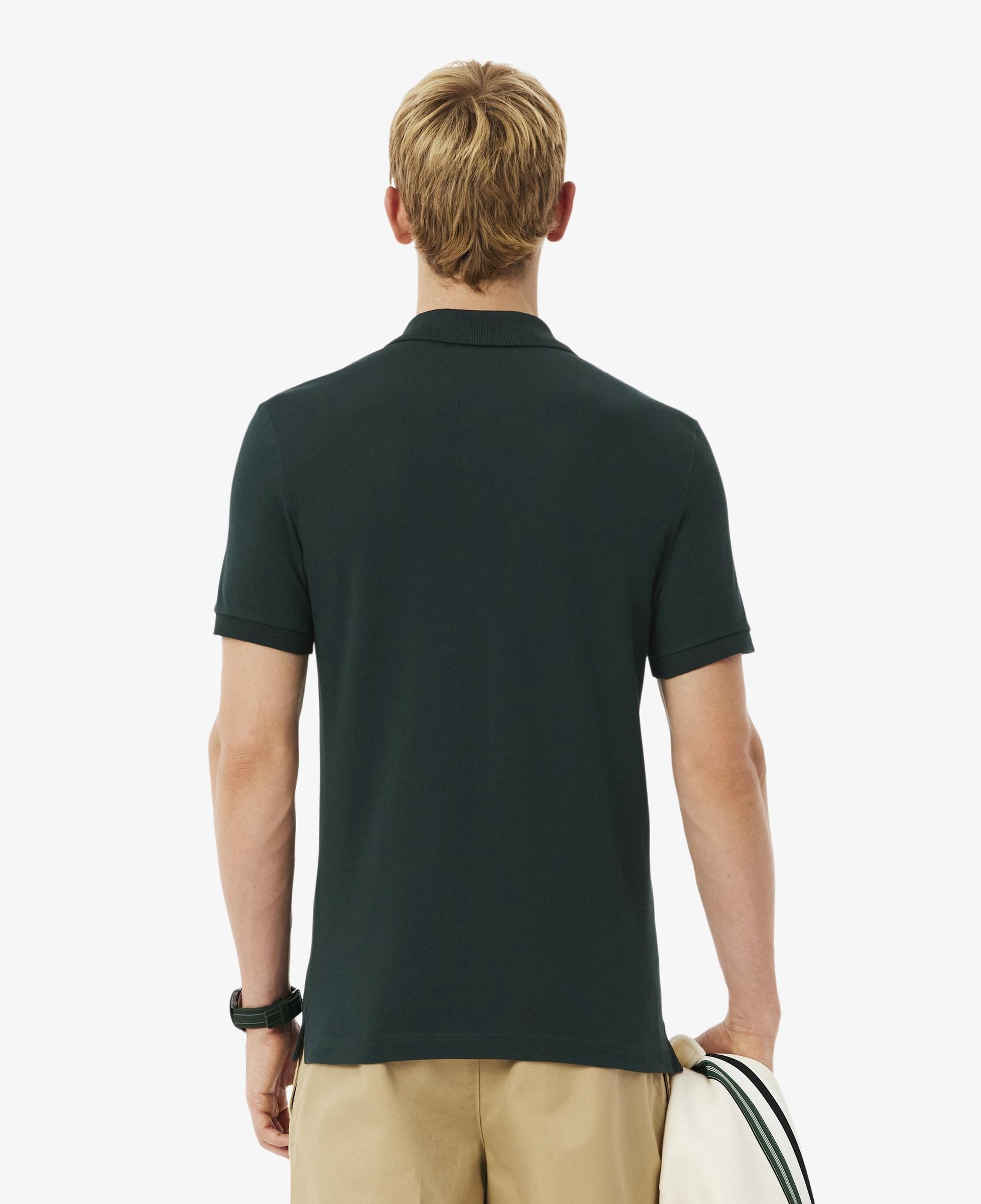 L.12.12 Erkek Slim Fit Koyu Yeşil Polo