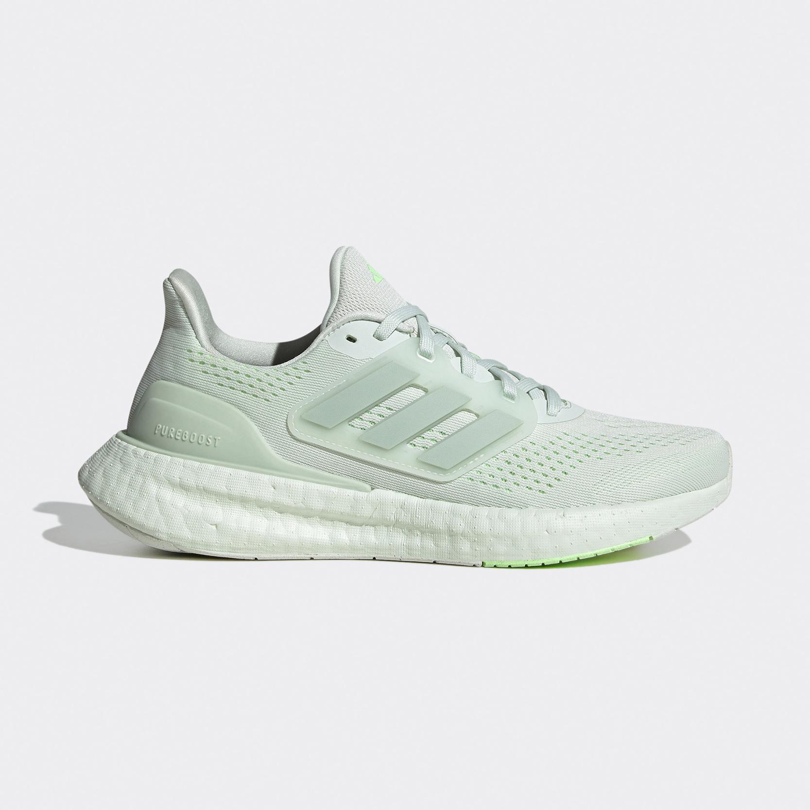 adidas Pureboost 23 Kadın Yeşil Koşu Ayakkabısı