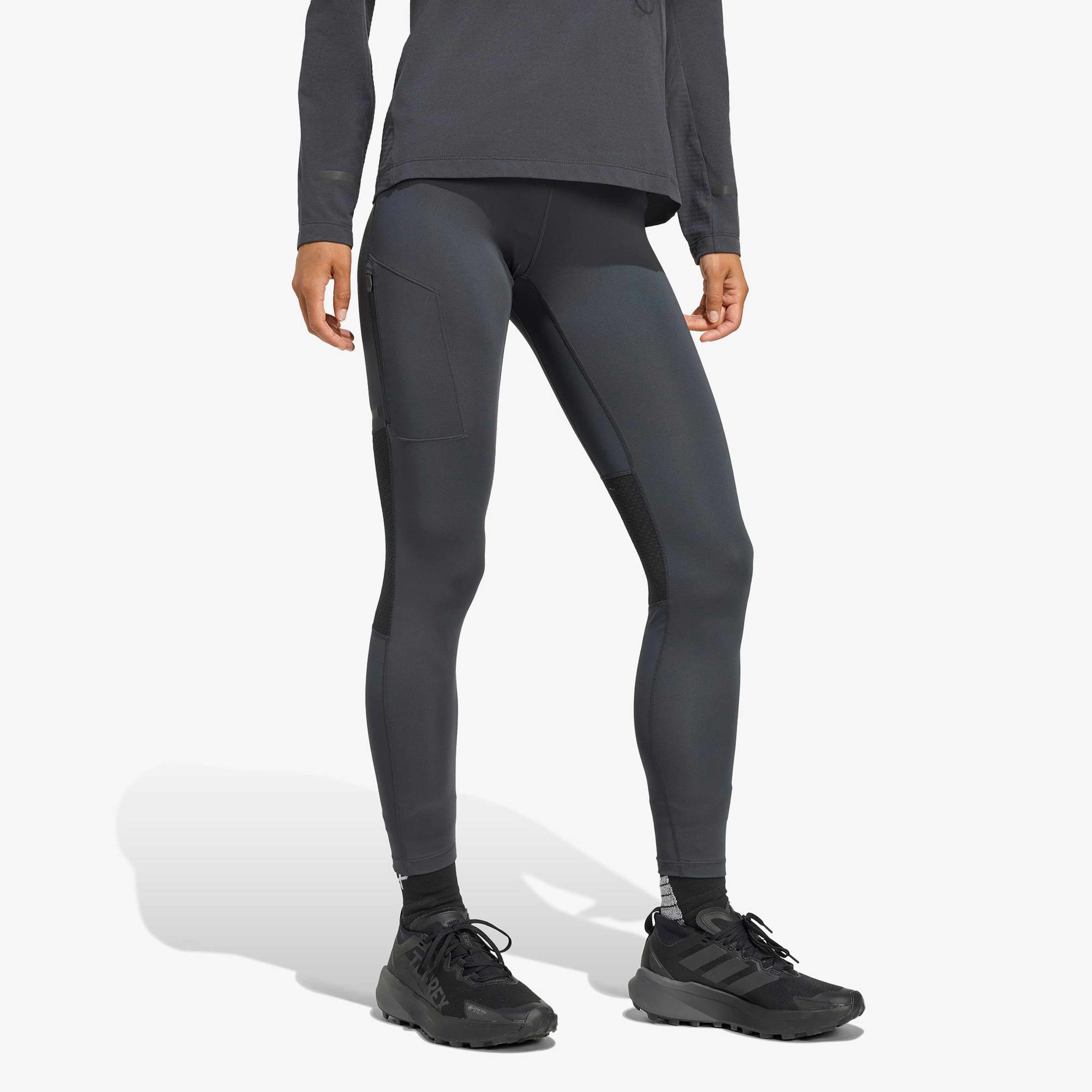 adidas Terrex Xperior Kadın Gri Koşu Taytı