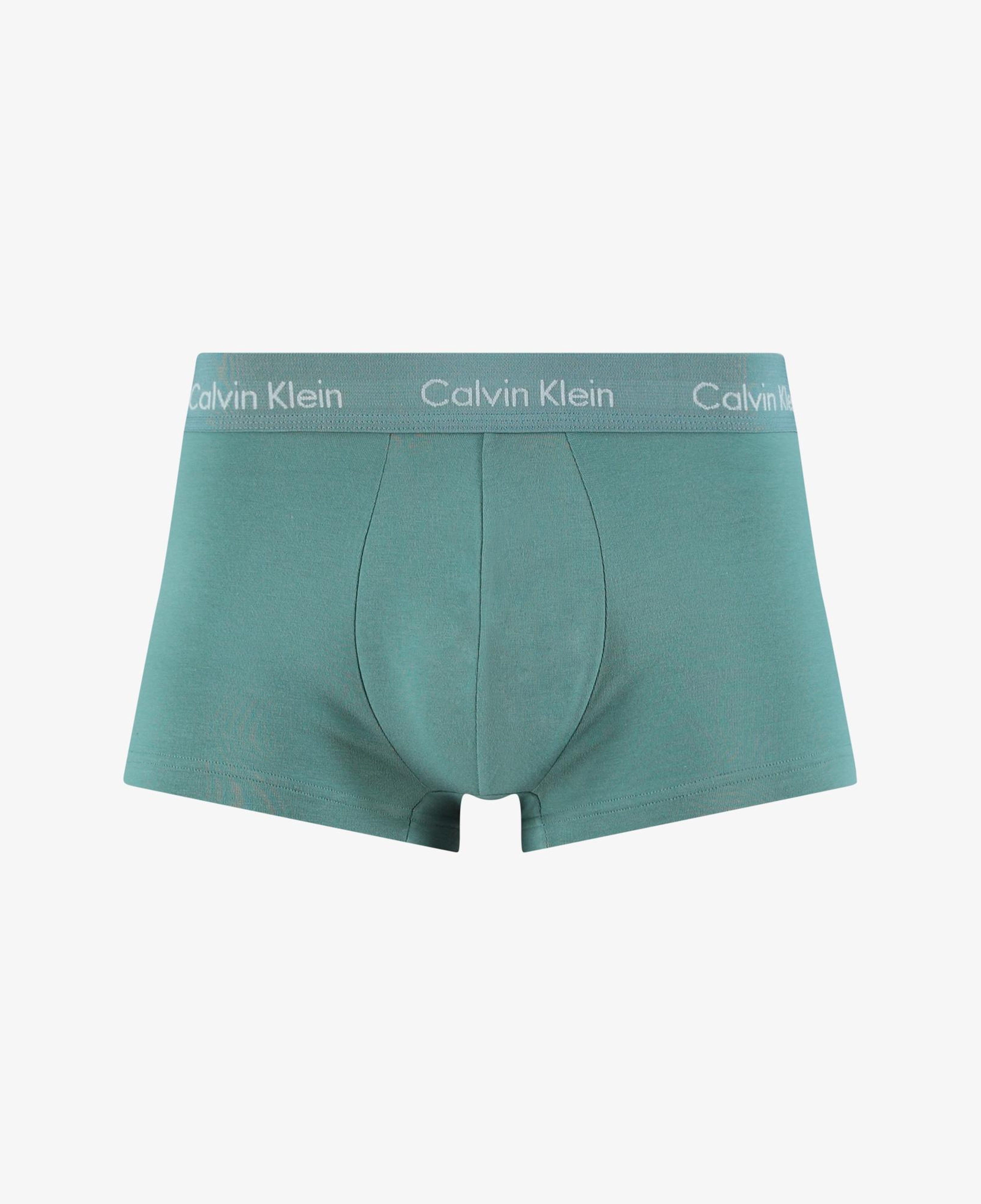 Calvin Klein Low Rise Trunk 3'lü Erkek Mint/Yeşil/Siyah Boxer