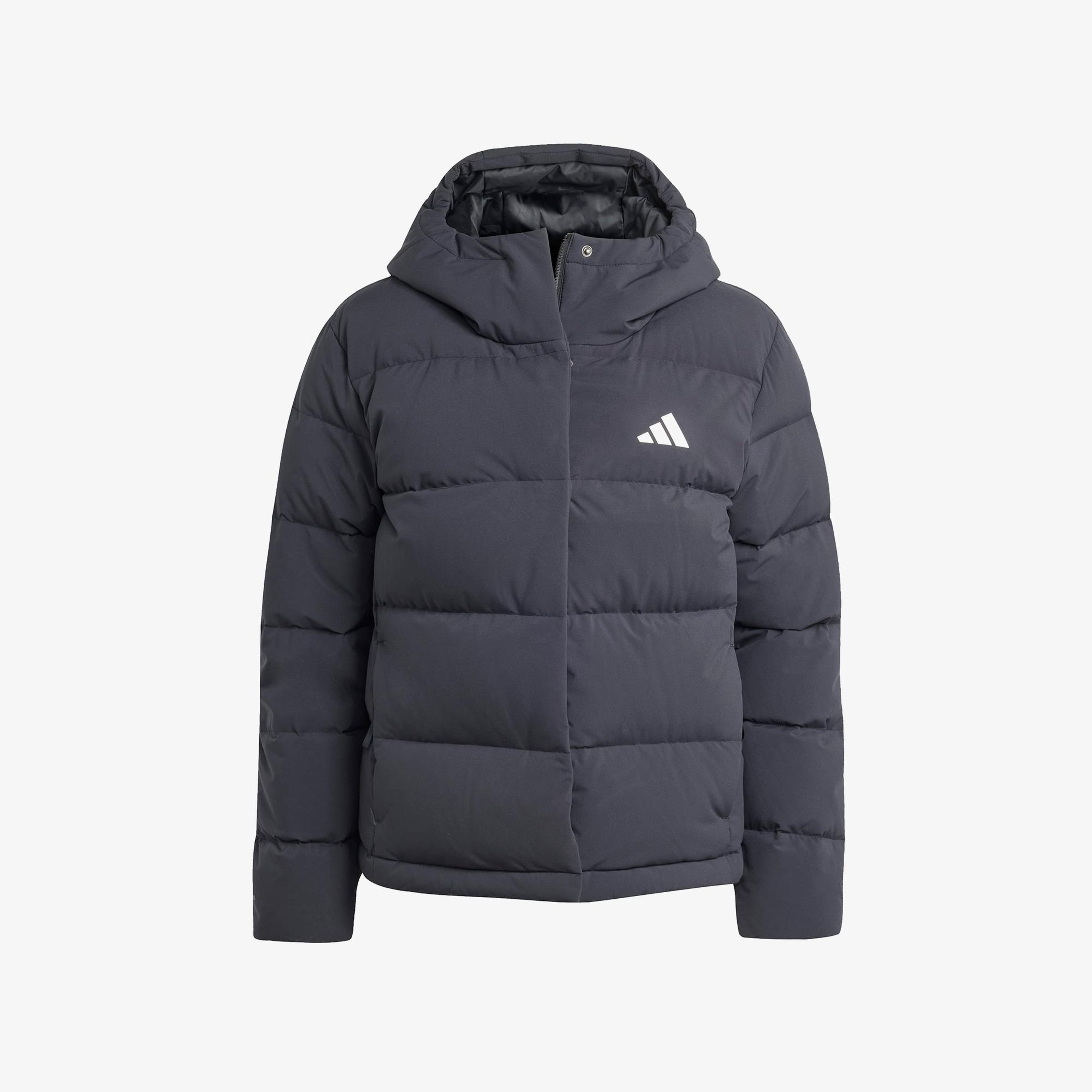 adidas Helionic Climawarm Dolgulu Kapüşonlu Kadın Siyah Outdoor Montu