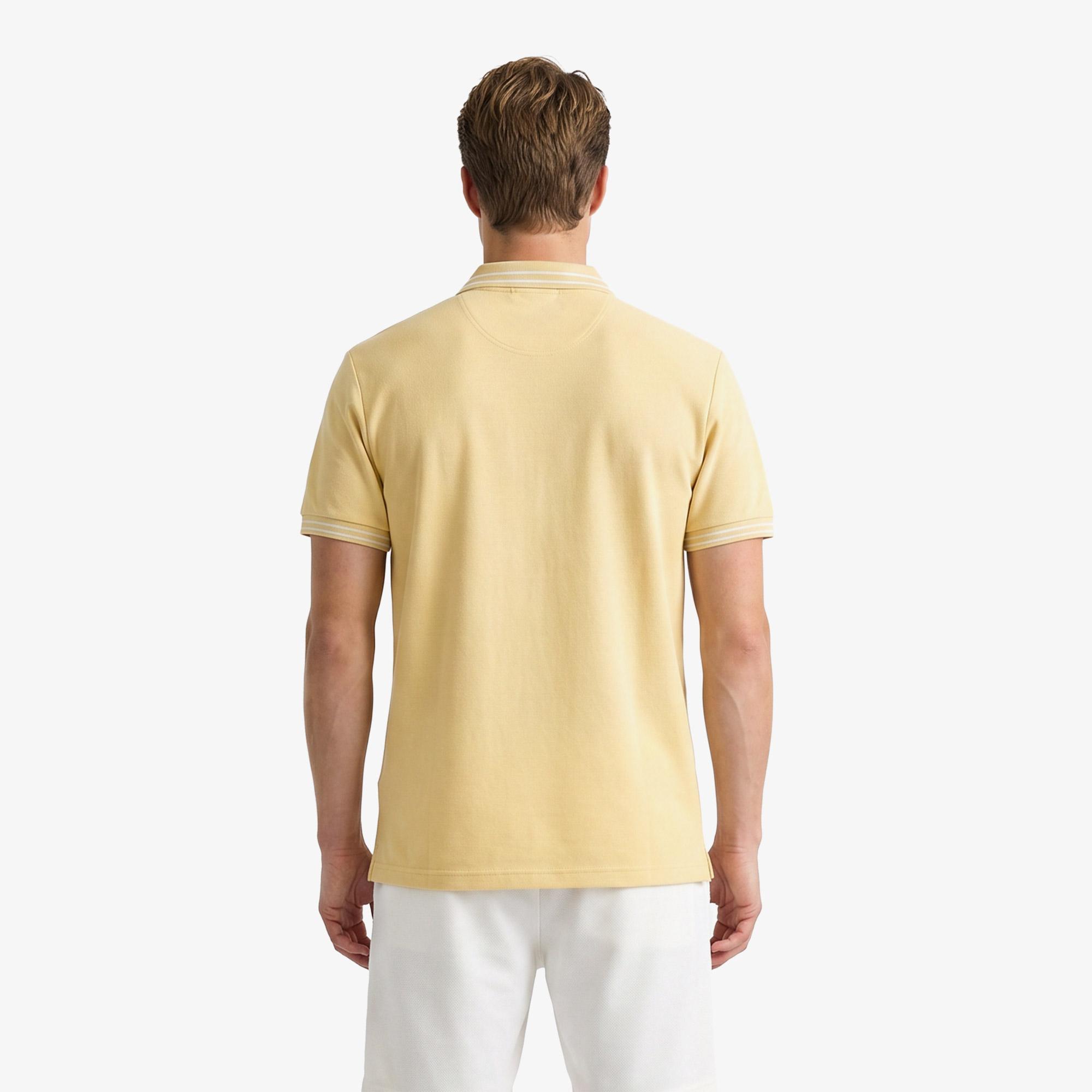 Erkek Regular Fit Bej Polo