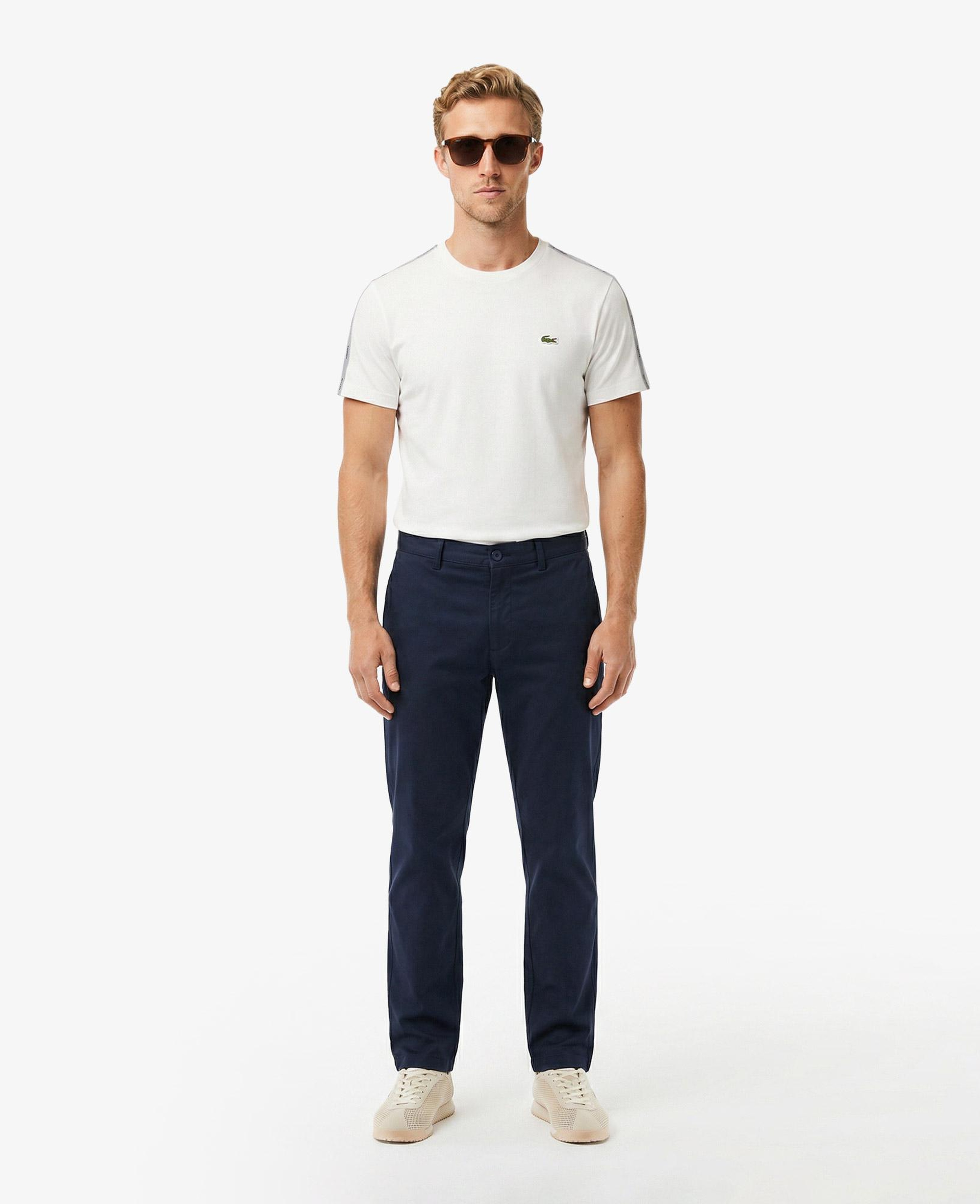 Erkek Slim Fit Lacivert Chino Pantolon