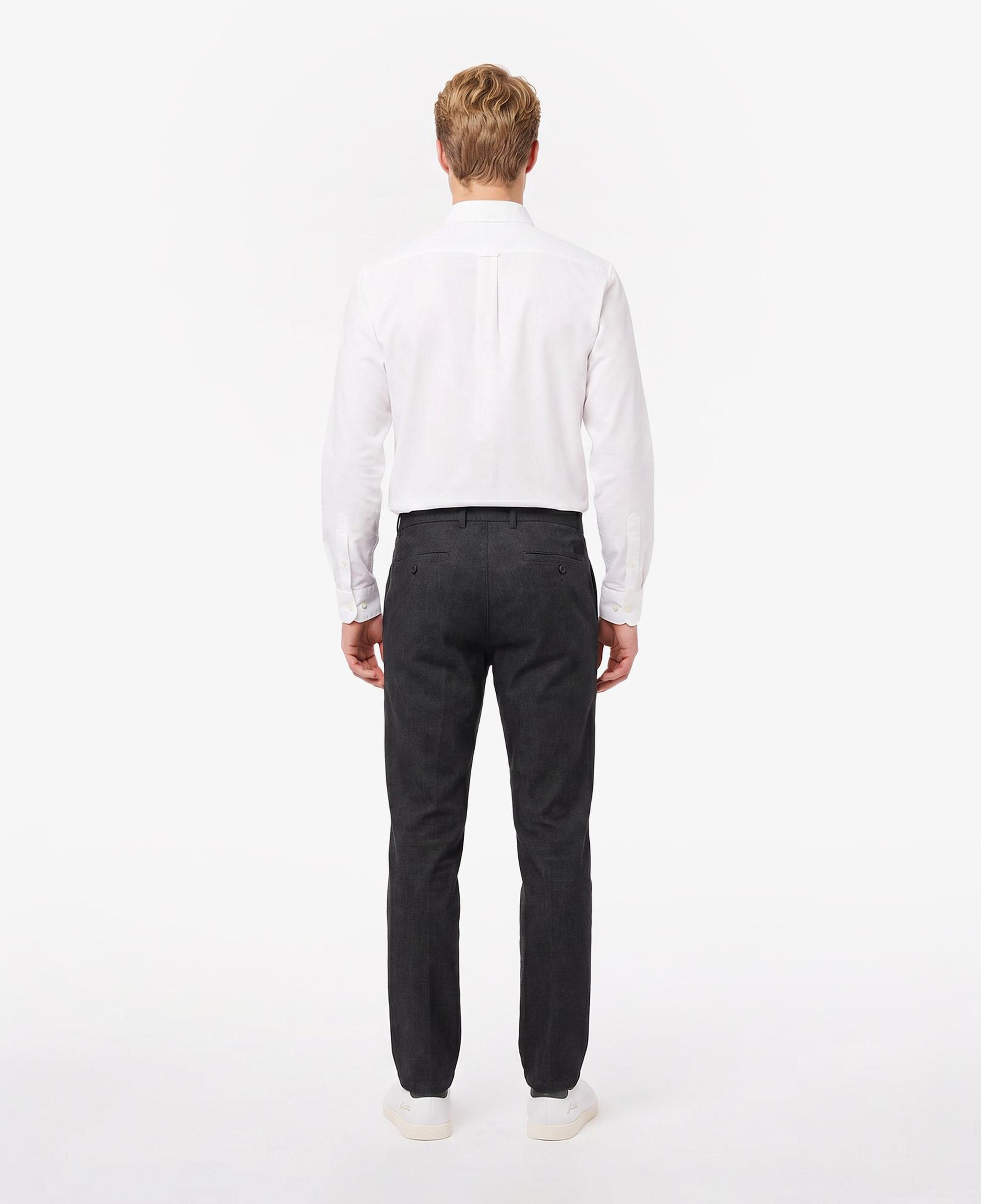 Erkek Slim Fit Siyah Chino Pantolon
