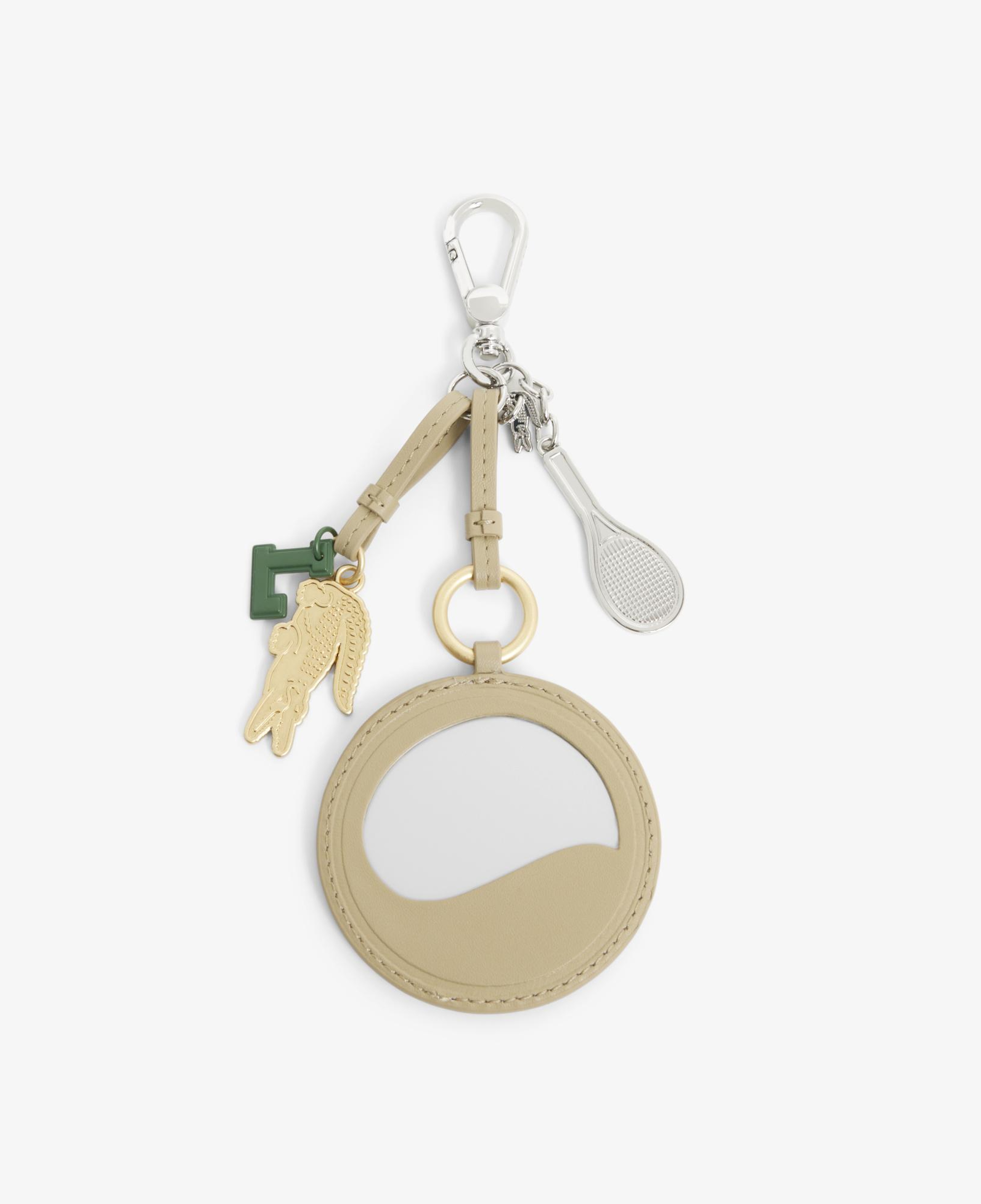 Tennis Racket Mirror L Charms Kadın Bej Anahtarlık
