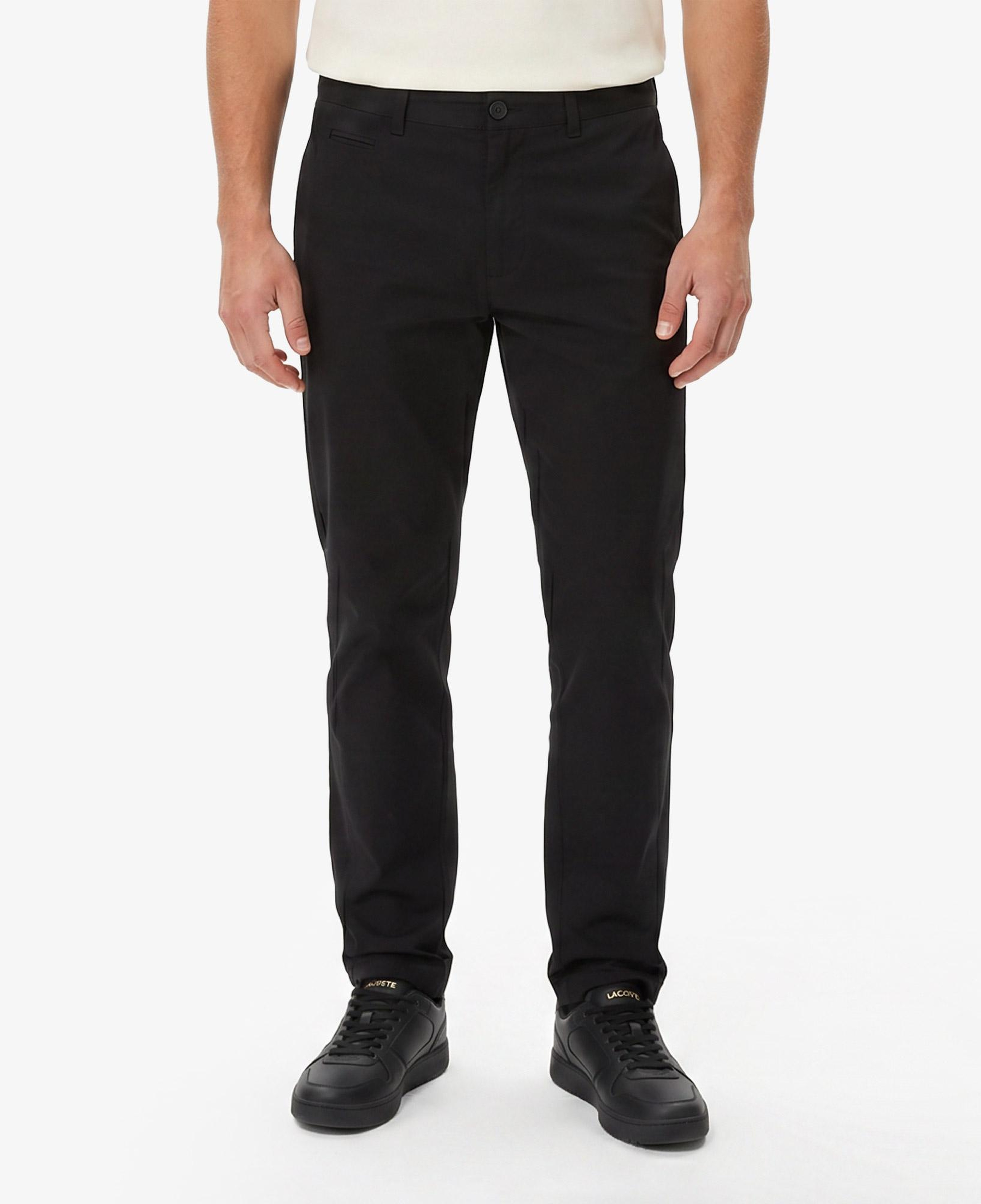 Erkek Slim Fit Siyah Chino Pantolon