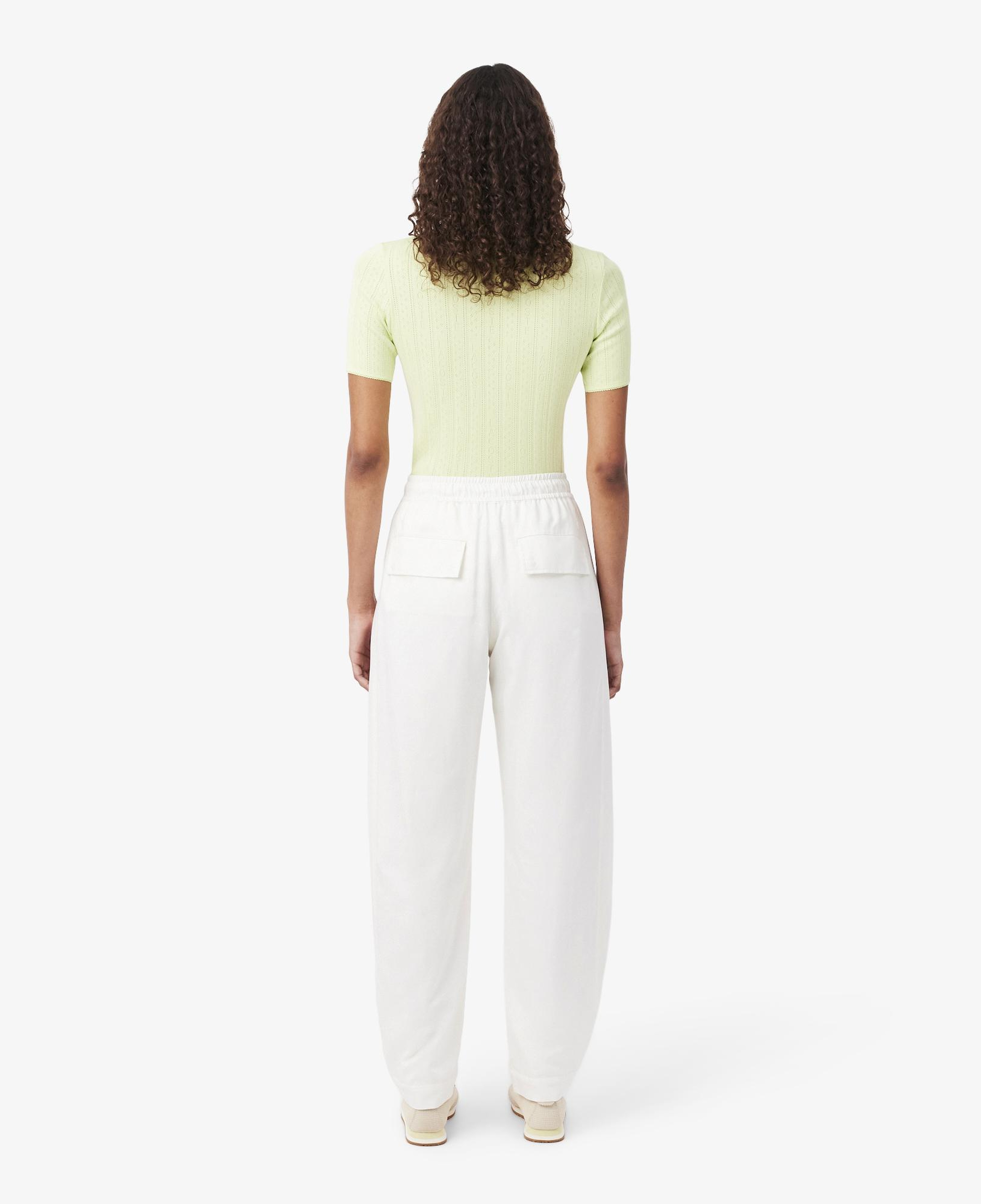 Kadın Oversize Fit Beyaz Pantolon