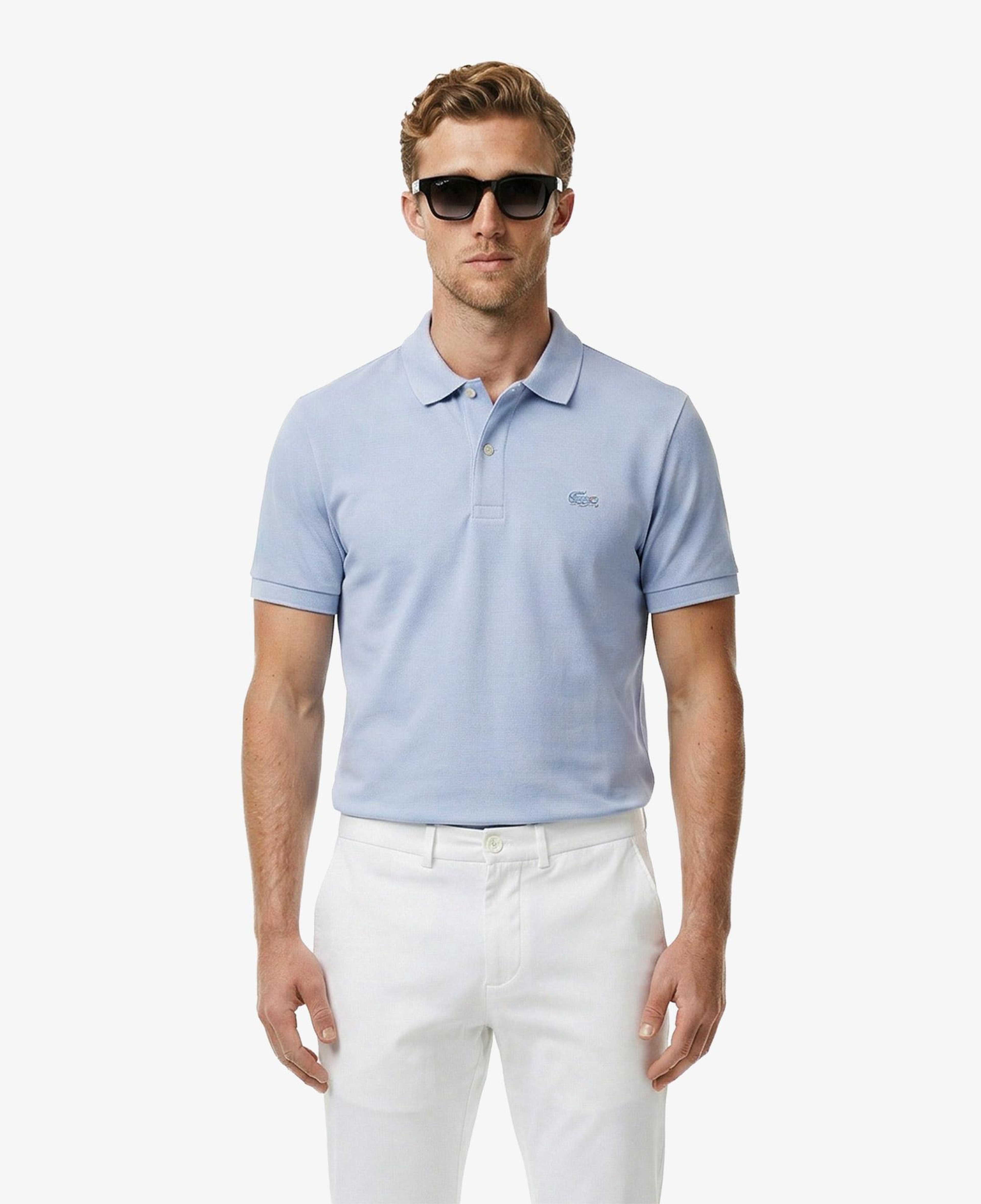 Erkek Regular Fit Mavi Paris Polo