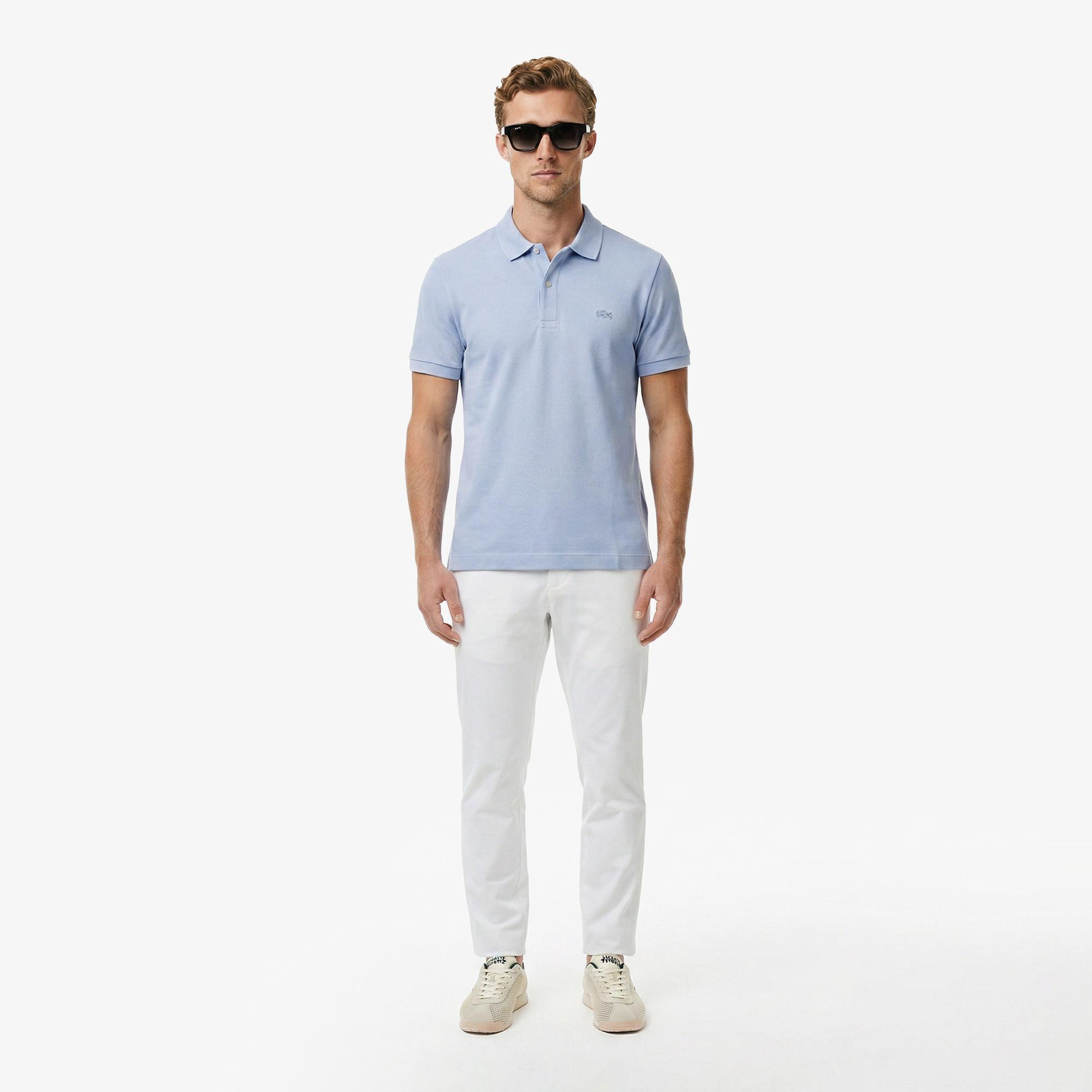 Erkek Regular Fit Mavi Paris Polo