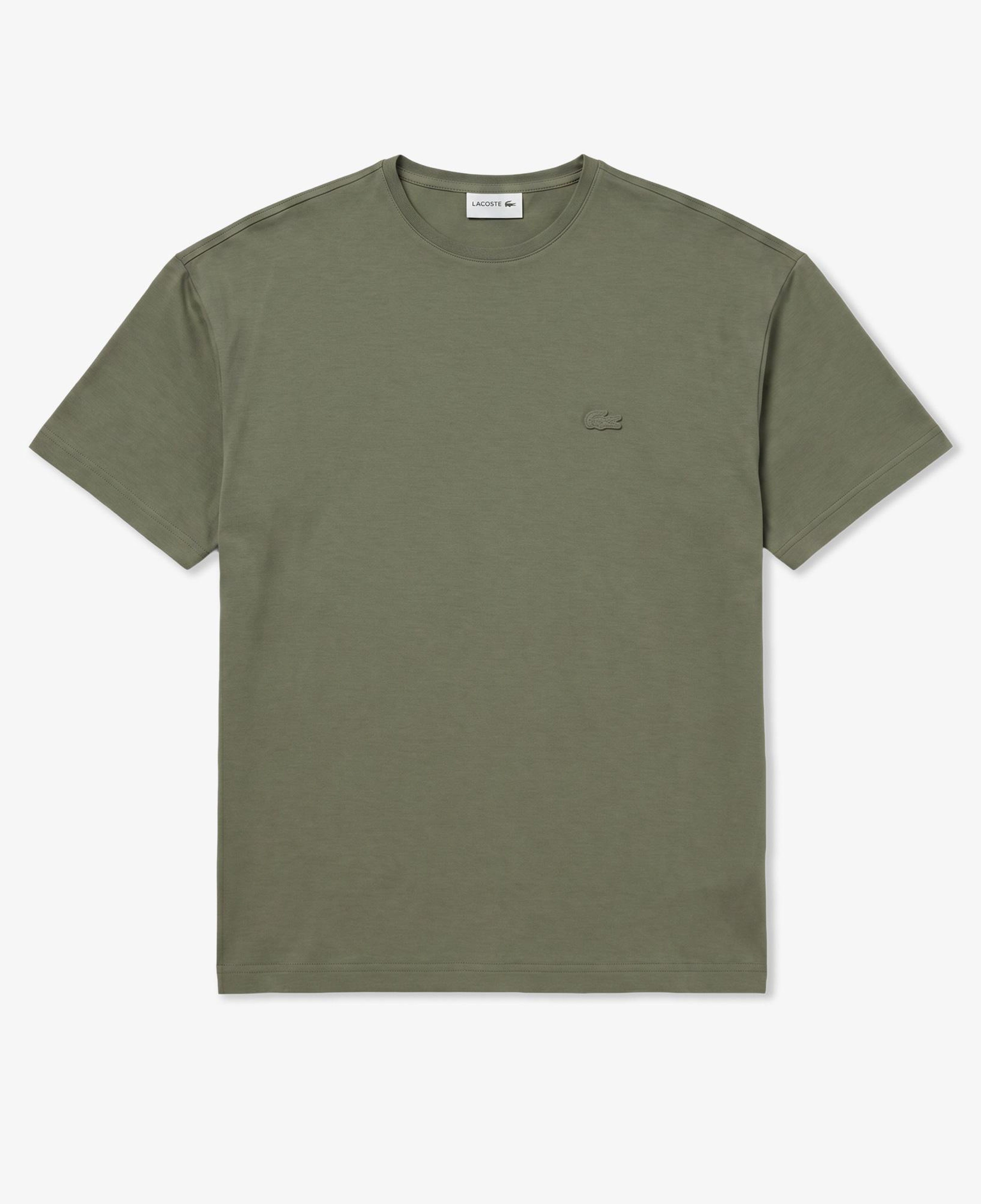 Erkek Regular Fit Bisiklet Yaka Haki T-Shirt