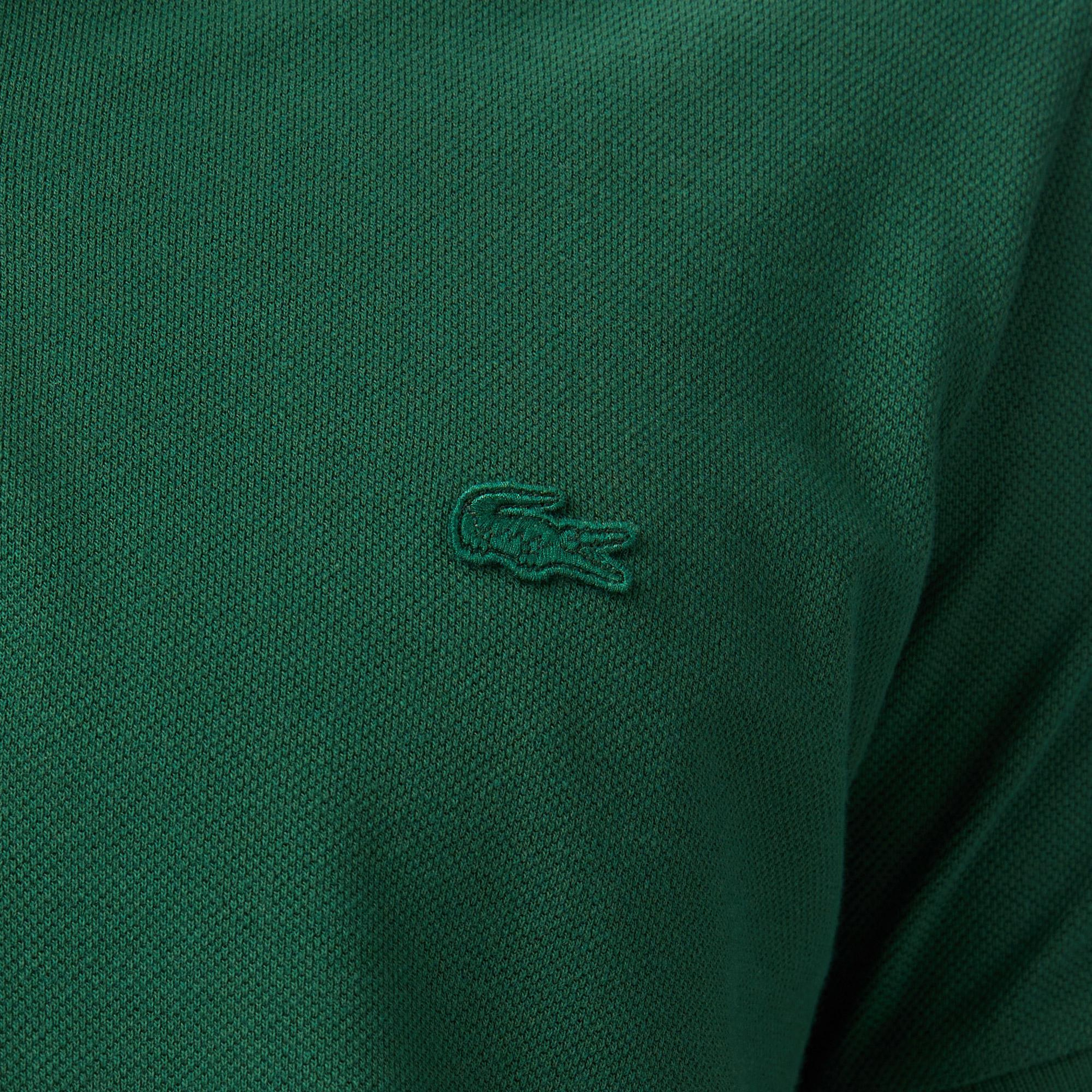 Erkek Regular Fit Koyu Yeşil Polo