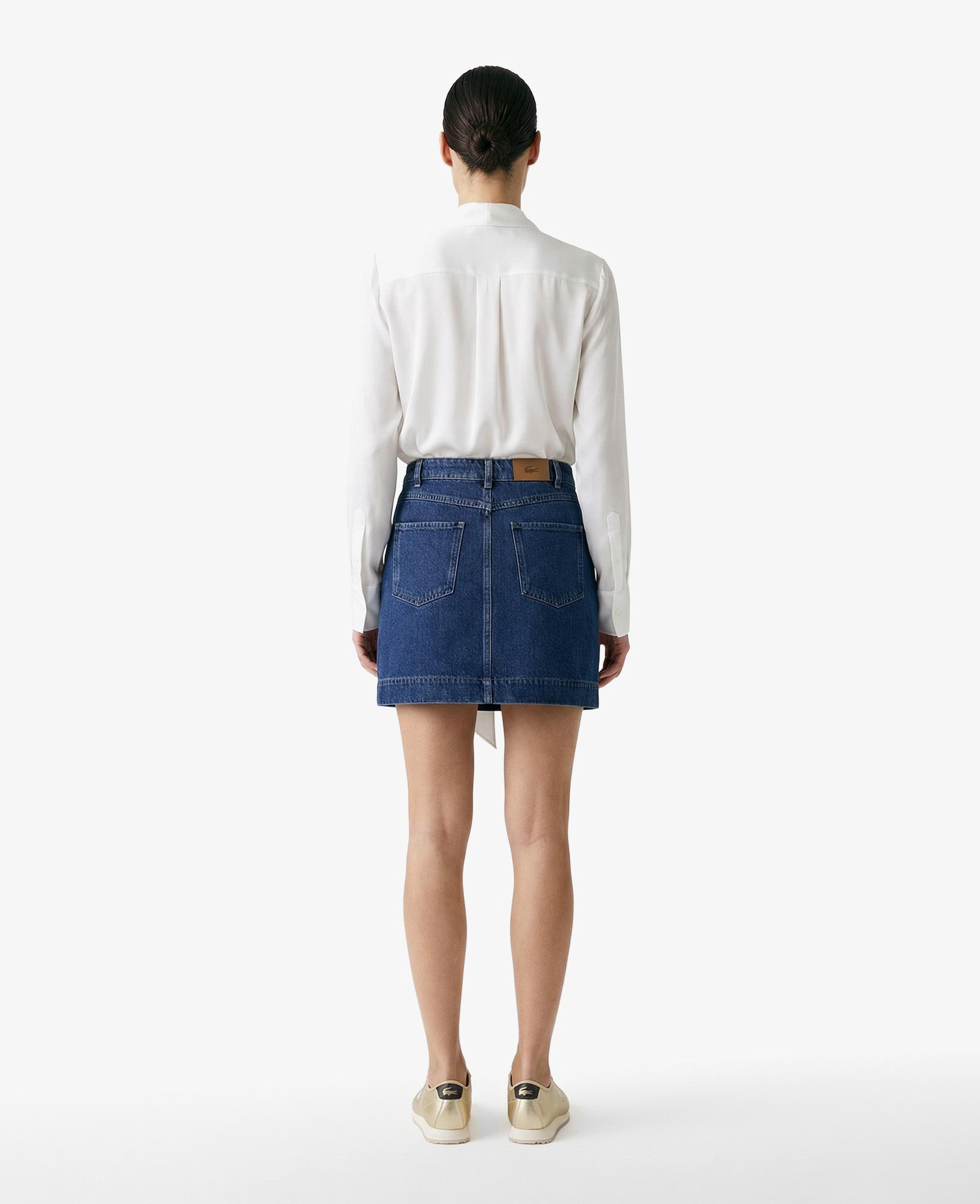 Kadın Classic Fit Denim Koyu Mavi Etek