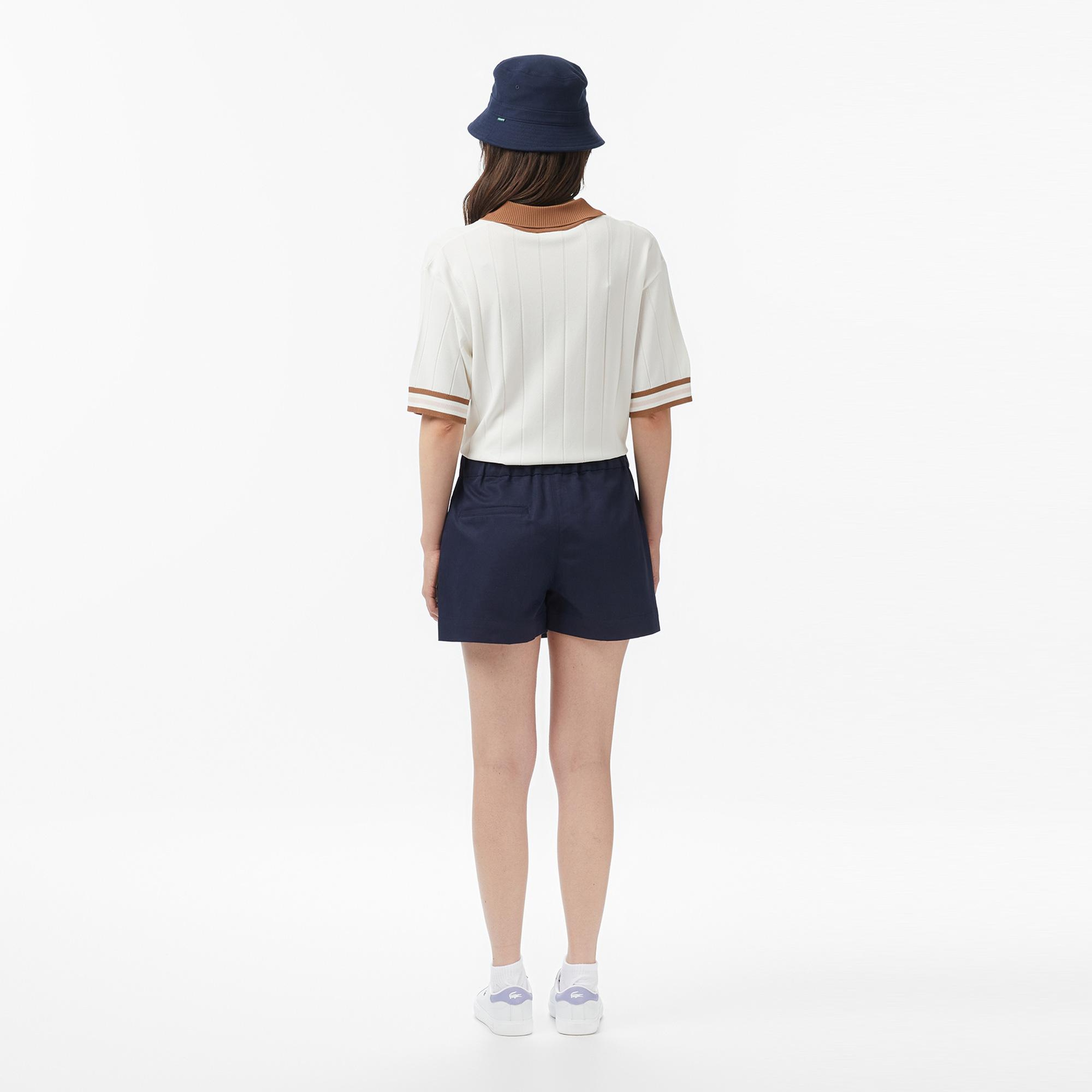 Kadın Classic Fit Lacivert Etek