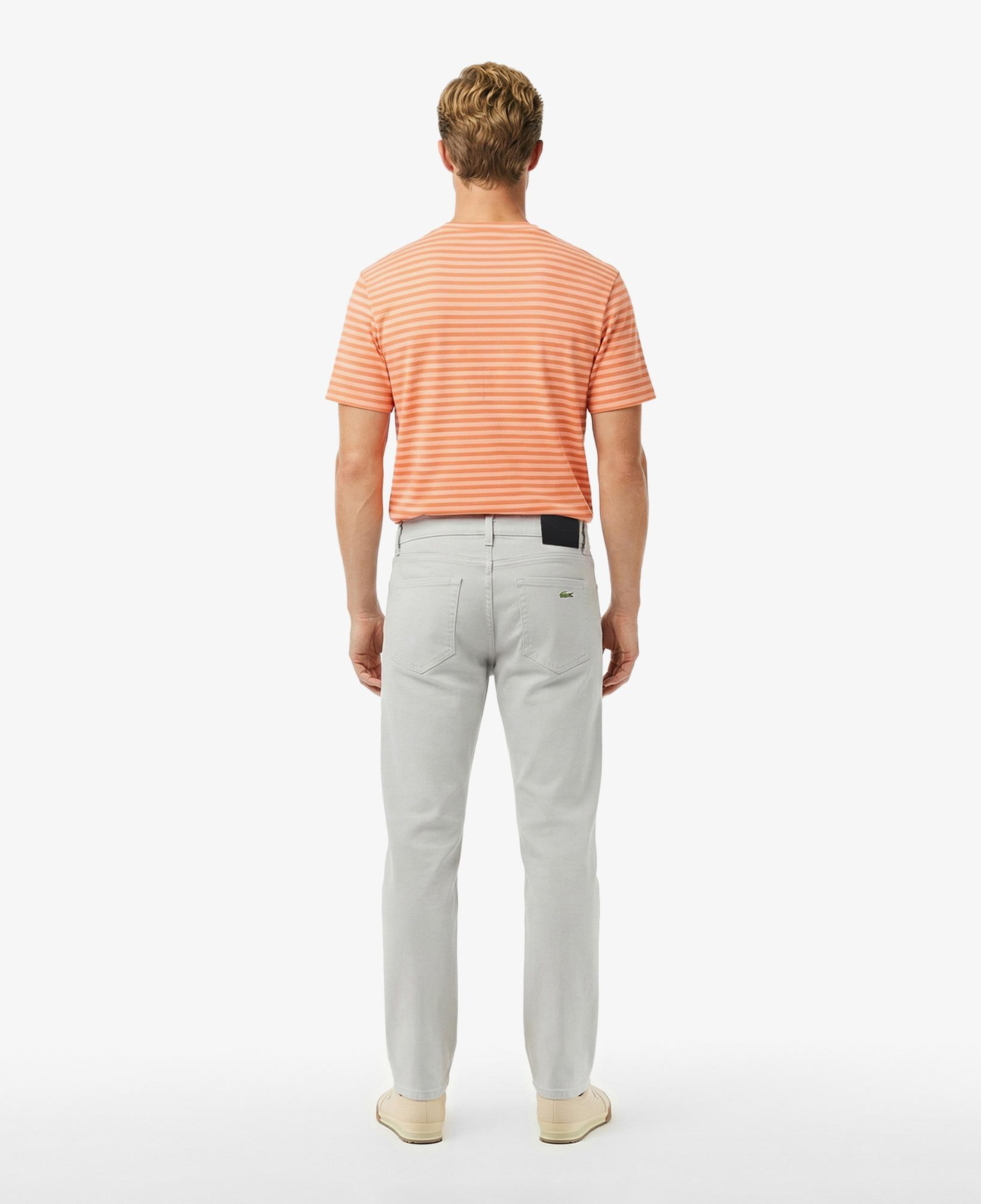 Erkek Slim Fit Gri Jean Pantolon
