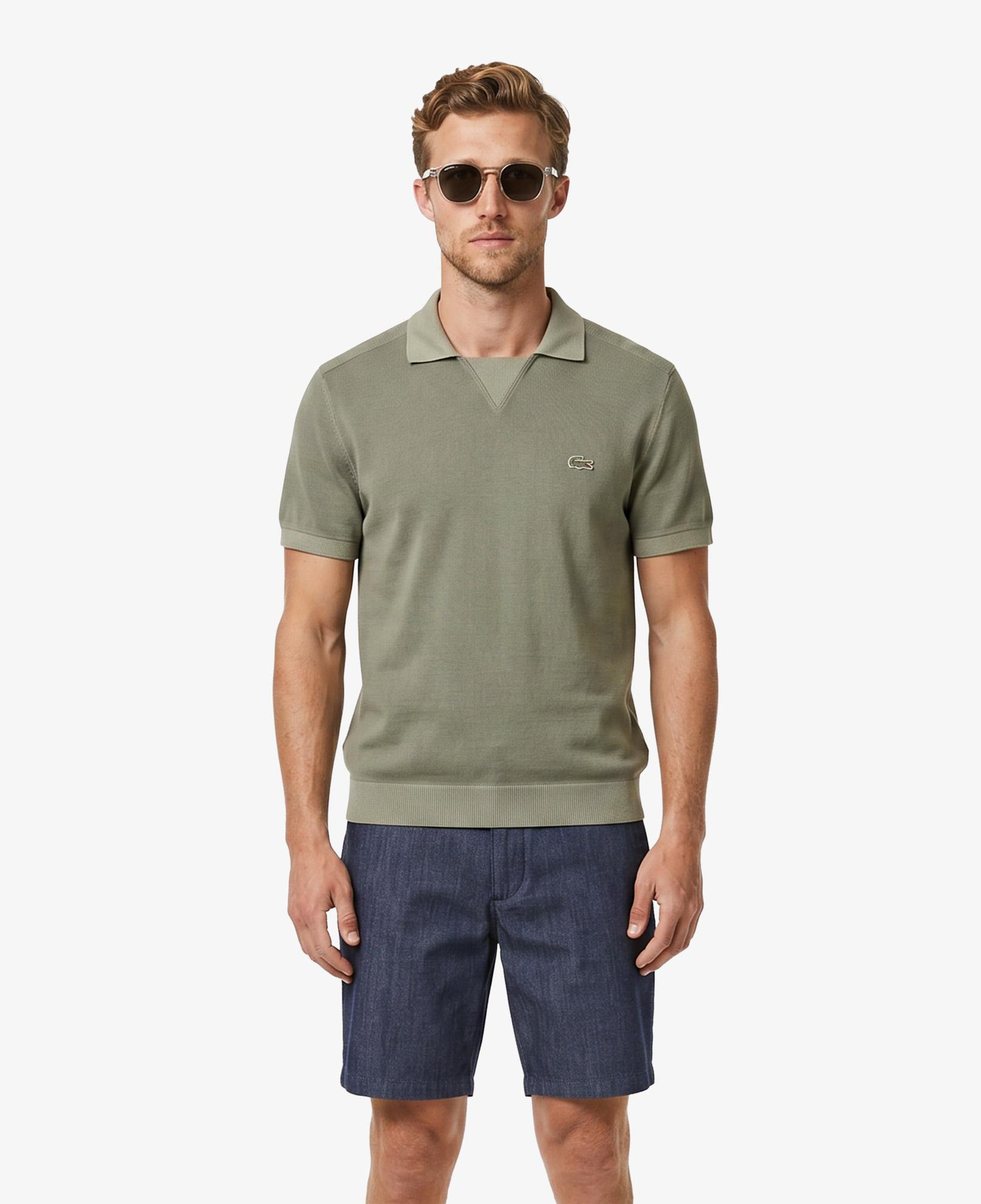 Erkek Relaxed Fit Haki Polo