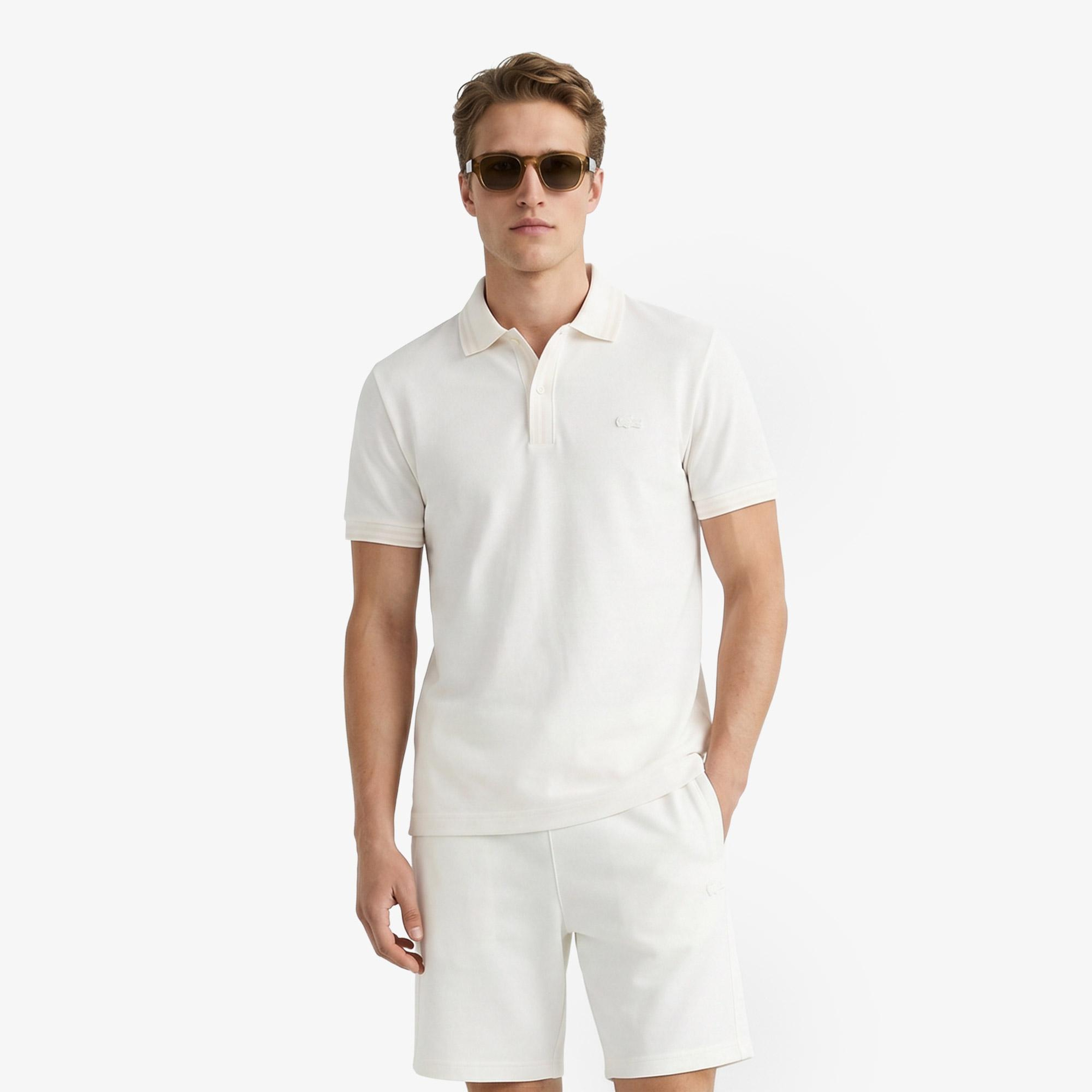 Erkek Regular Fit Krem Polo