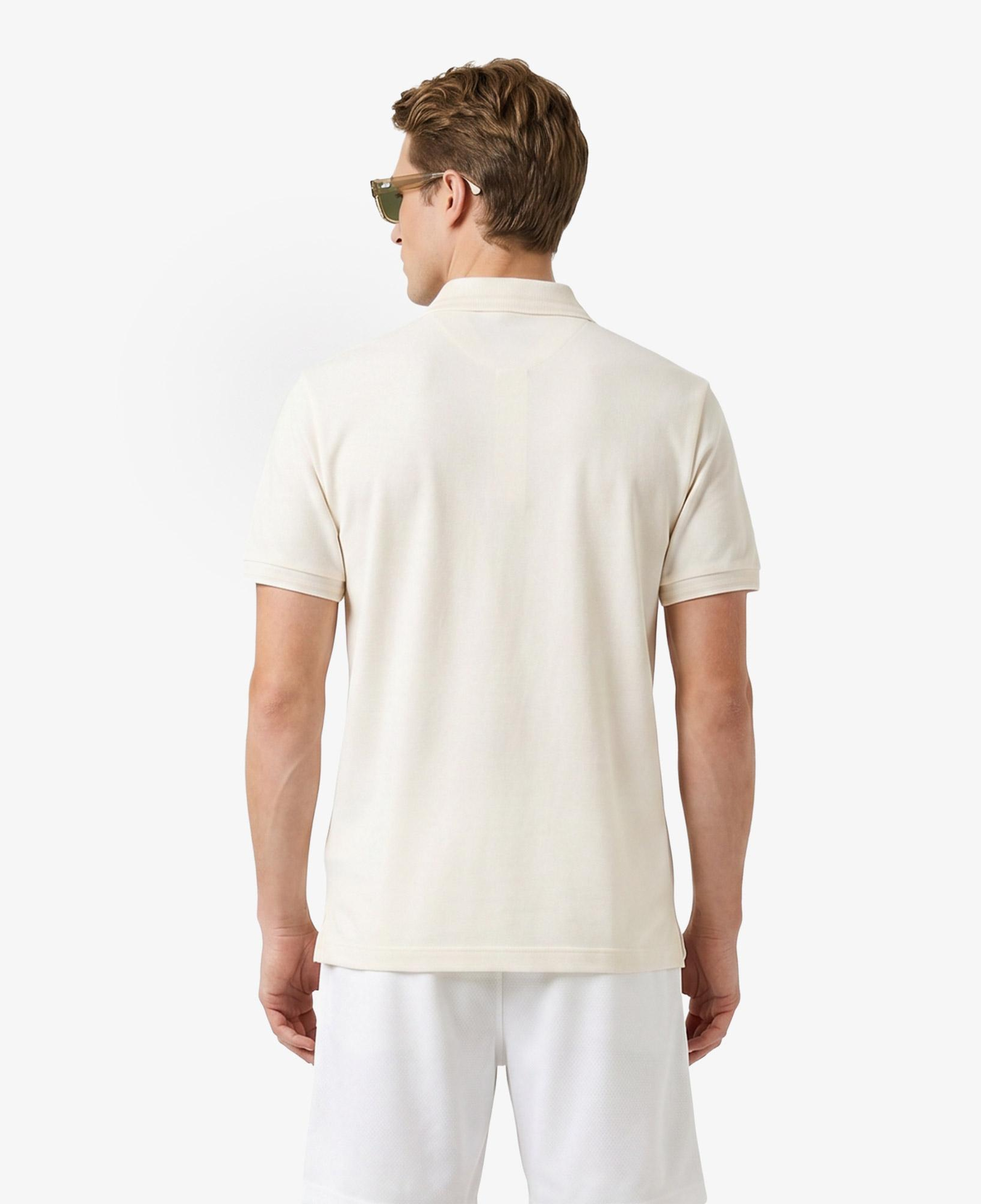Erkek Regular Fit Krem Polo