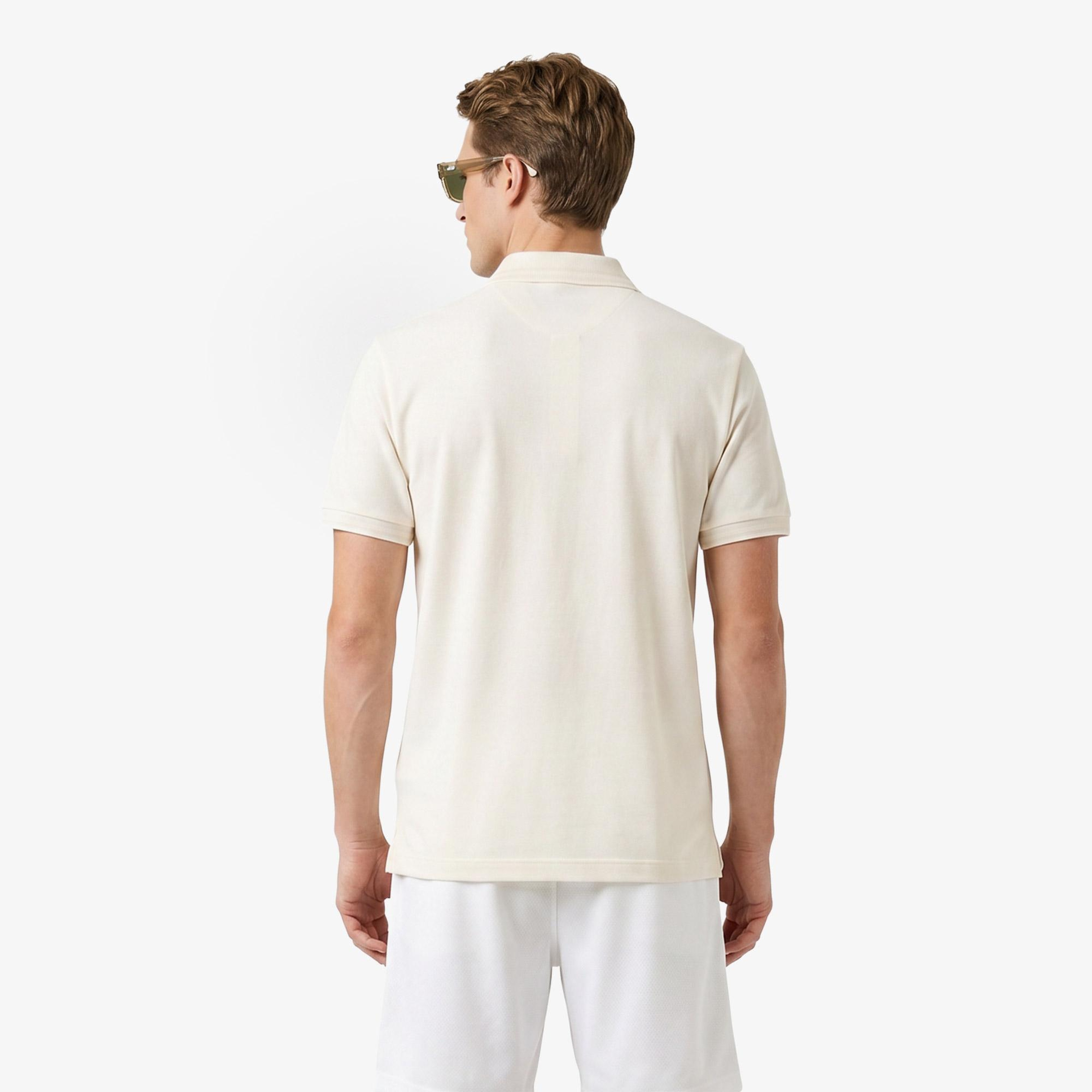 Erkek Regular Fit Krem Polo