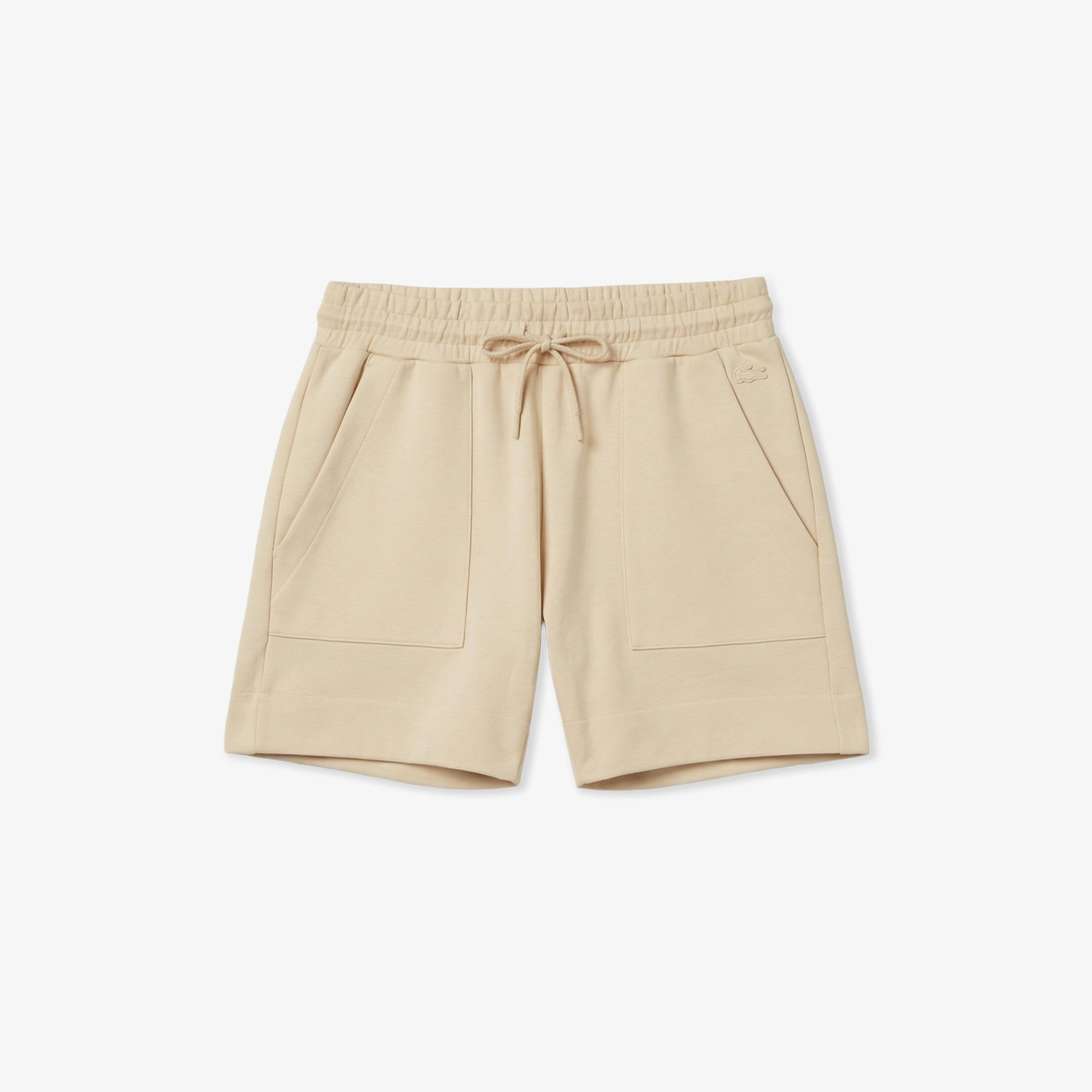 Kadın Relaxed Fit Bej Şort