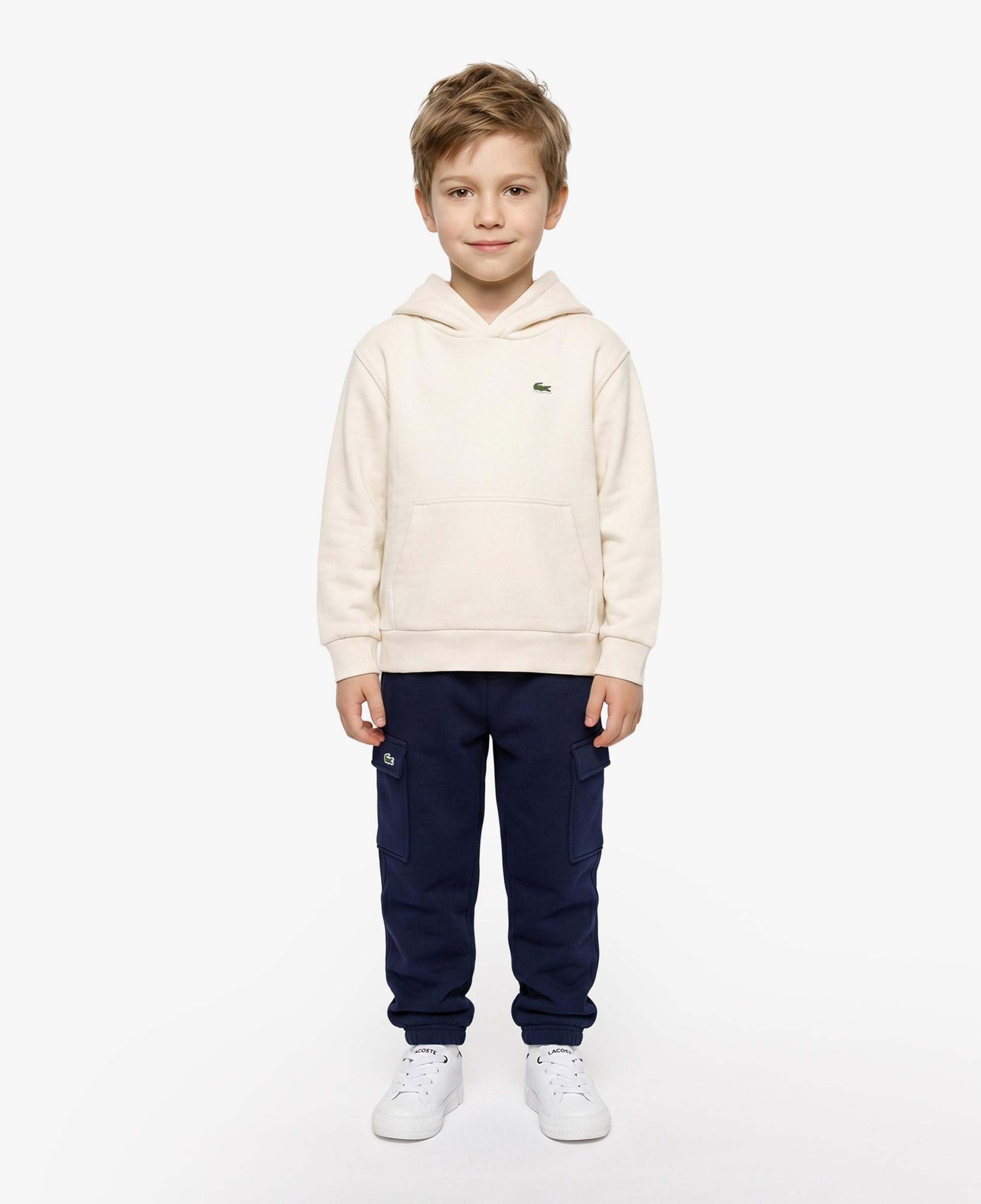 Çocuk Kapüşonlu Krem Sweatshirt