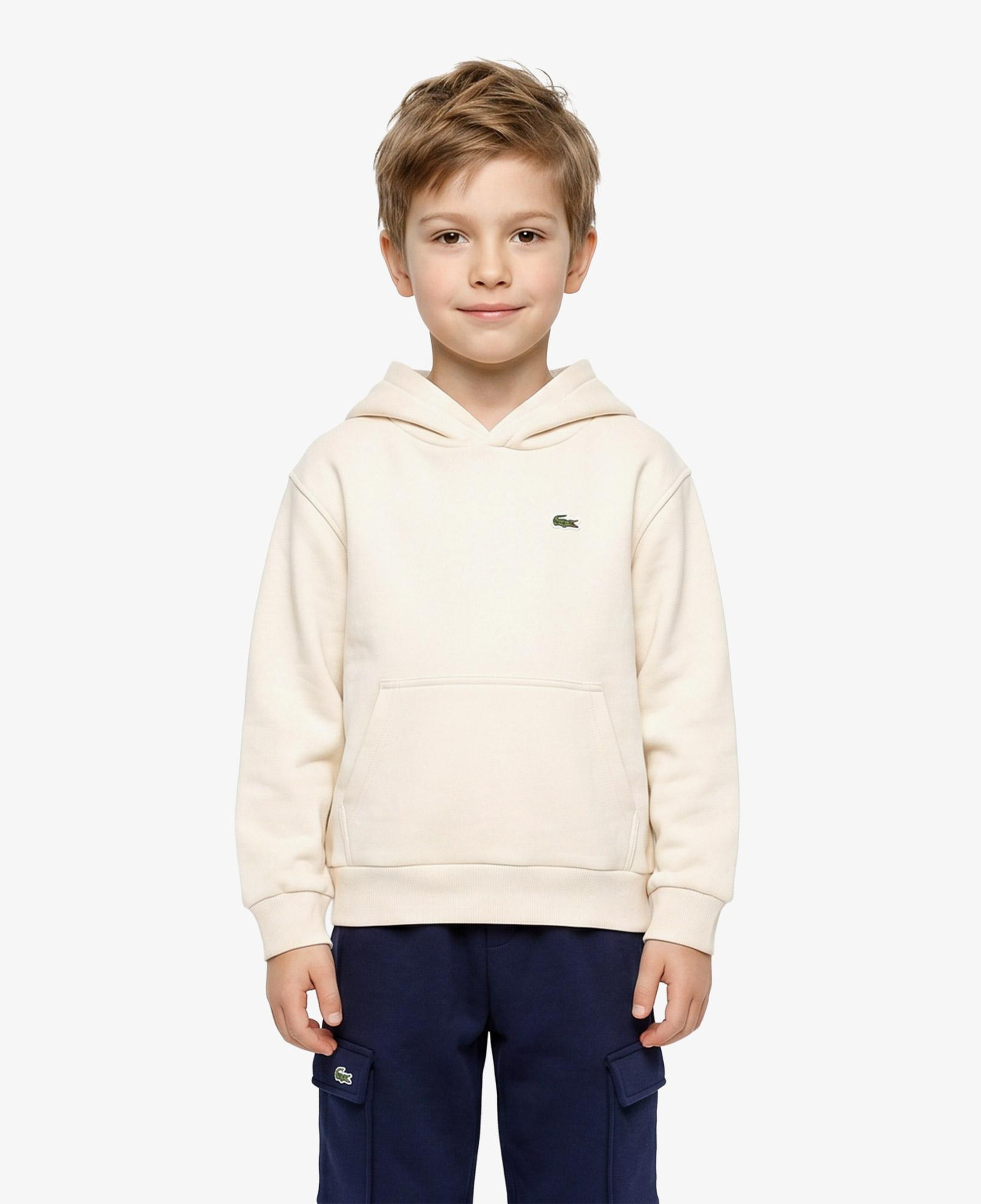 Çocuk Kapüşonlu Krem Sweatshirt