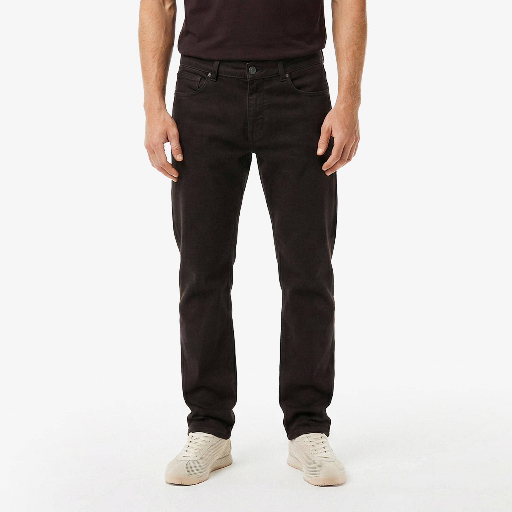 Erkek Slim Fit Kahverengi Pantolon