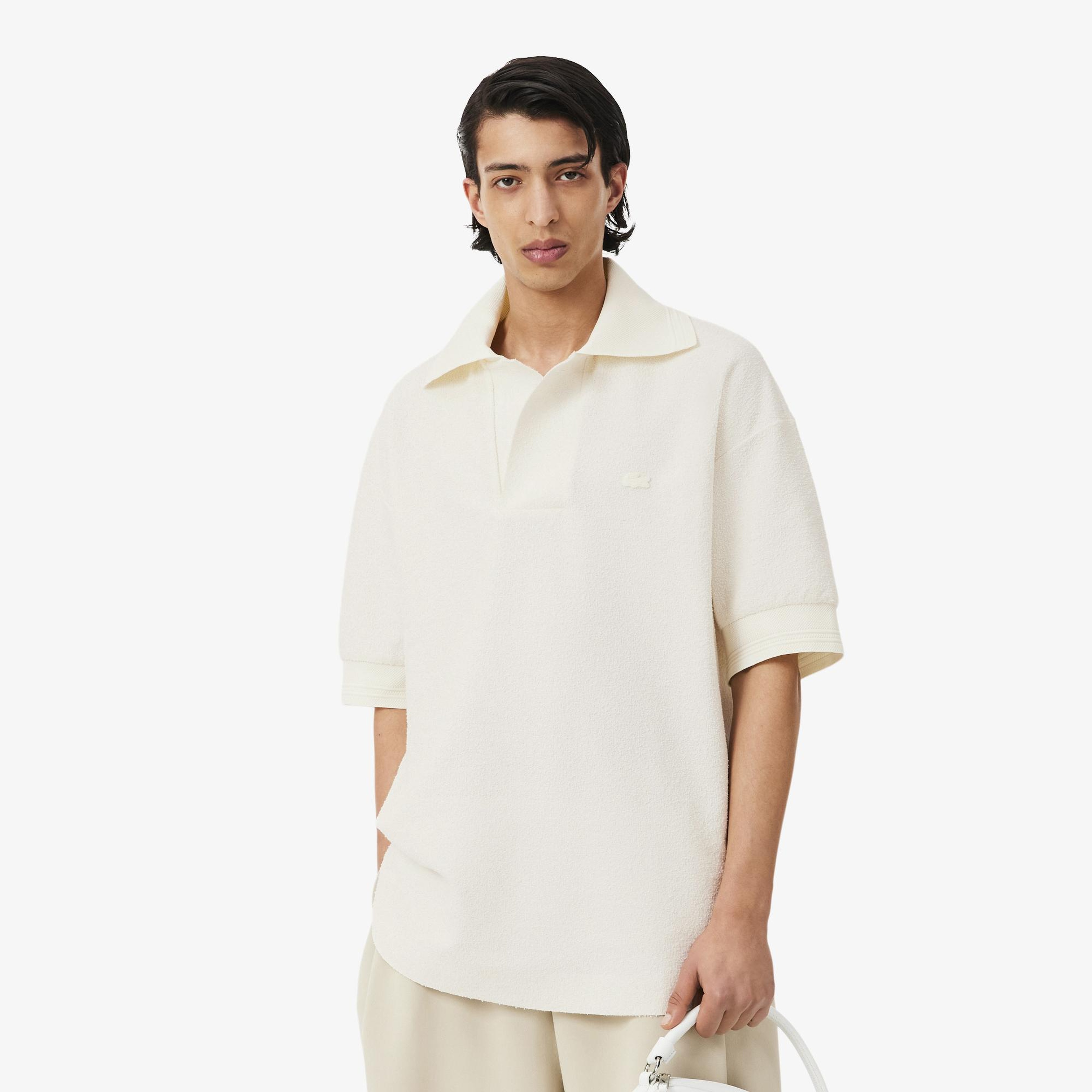 SS26 RUNWAY Erkek Beyaz Polo