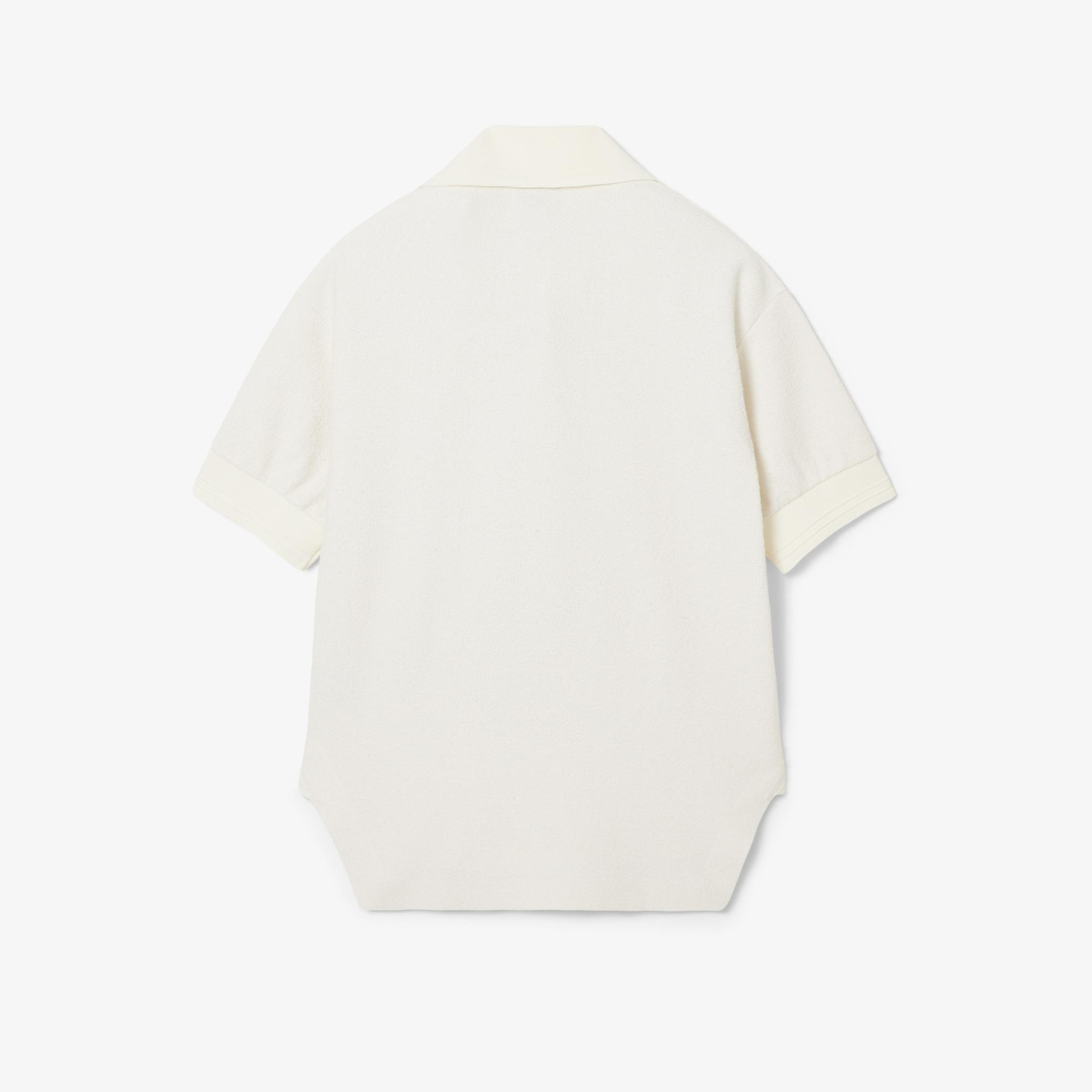 SS26 RUNWAY Erkek Beyaz Polo