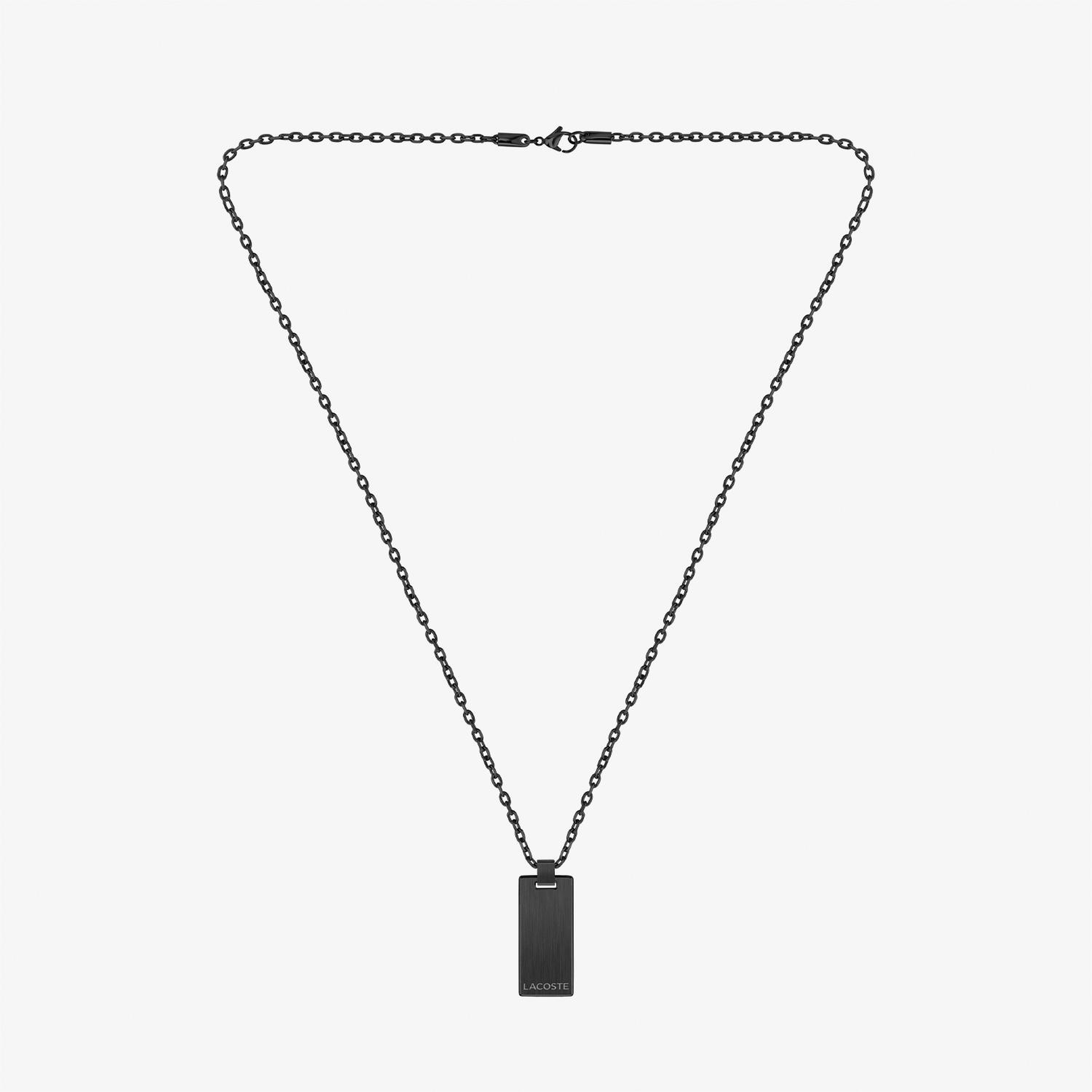 Lacoste Baseline Erkek Siyah Kolye