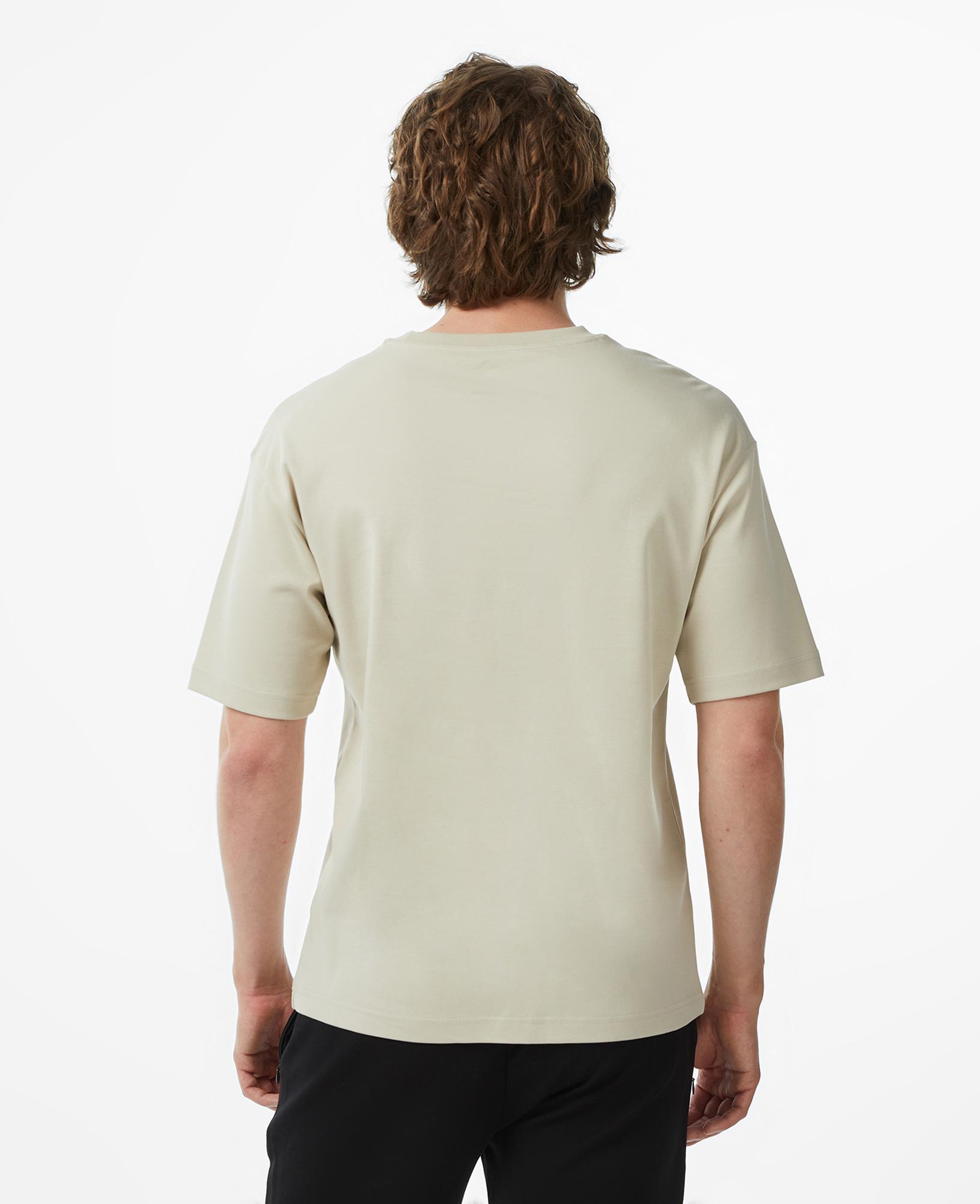 Converse Erkek Chevron Baskılı Bej T-Shirt