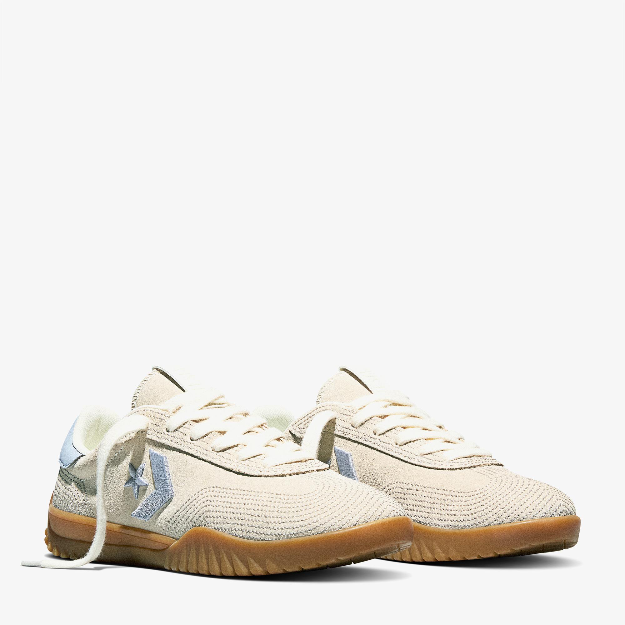 Converse Run Star Trainer Unisex Krem Süet Sneaker