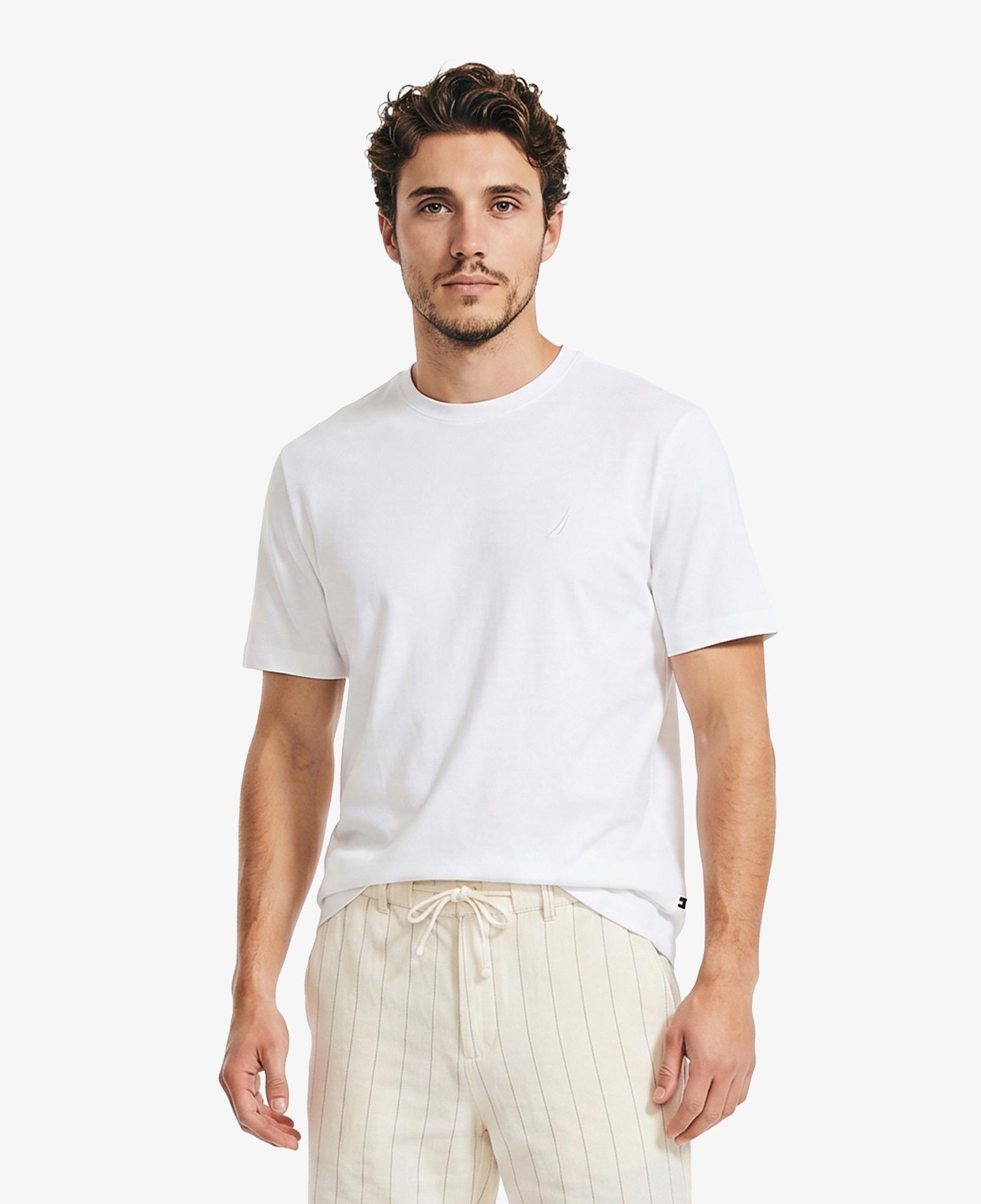 Nautica Erkek Beyaz T-Shirt