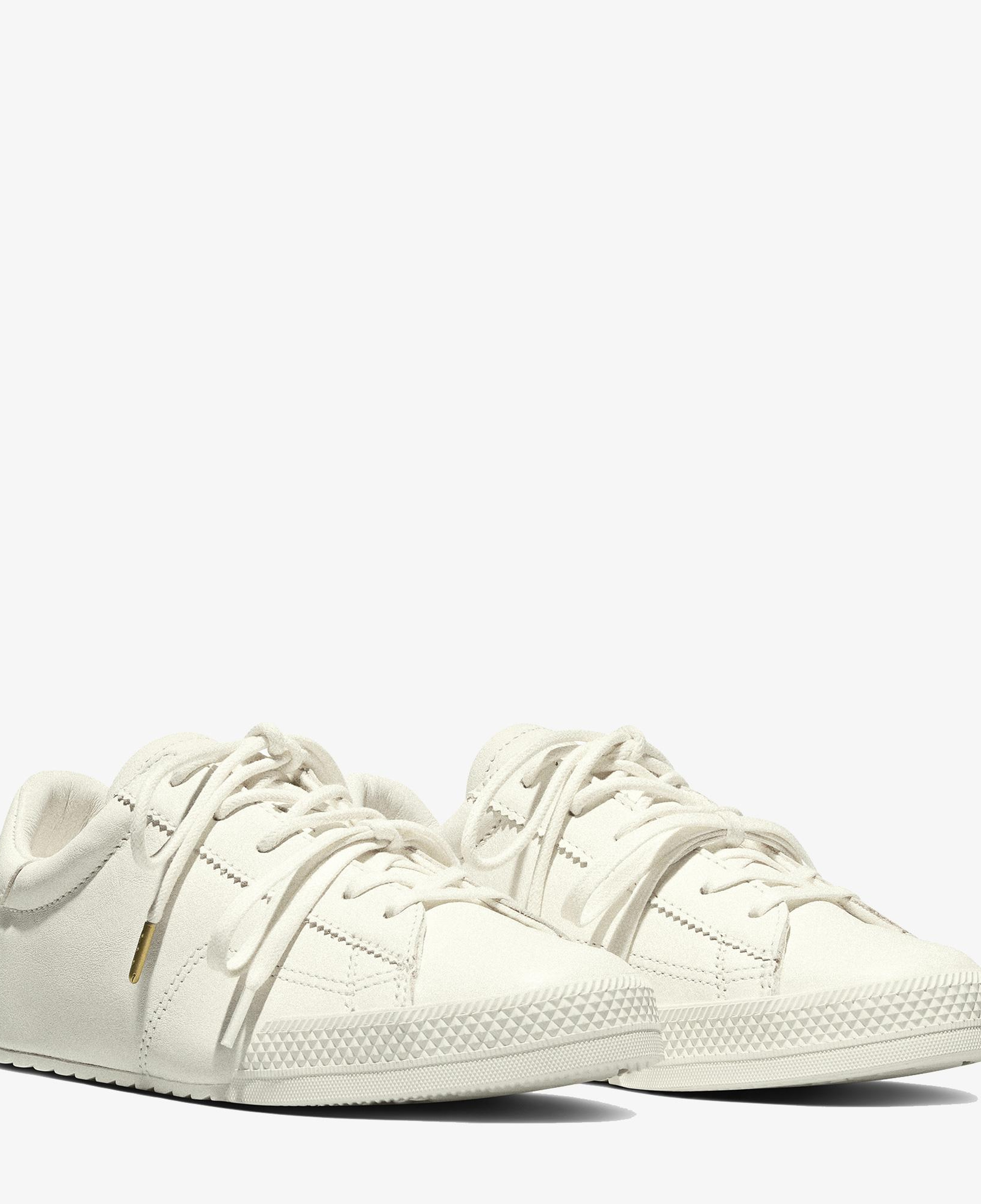 Converse Chuck Taylor LO Unisex Krem Deri Sneaker