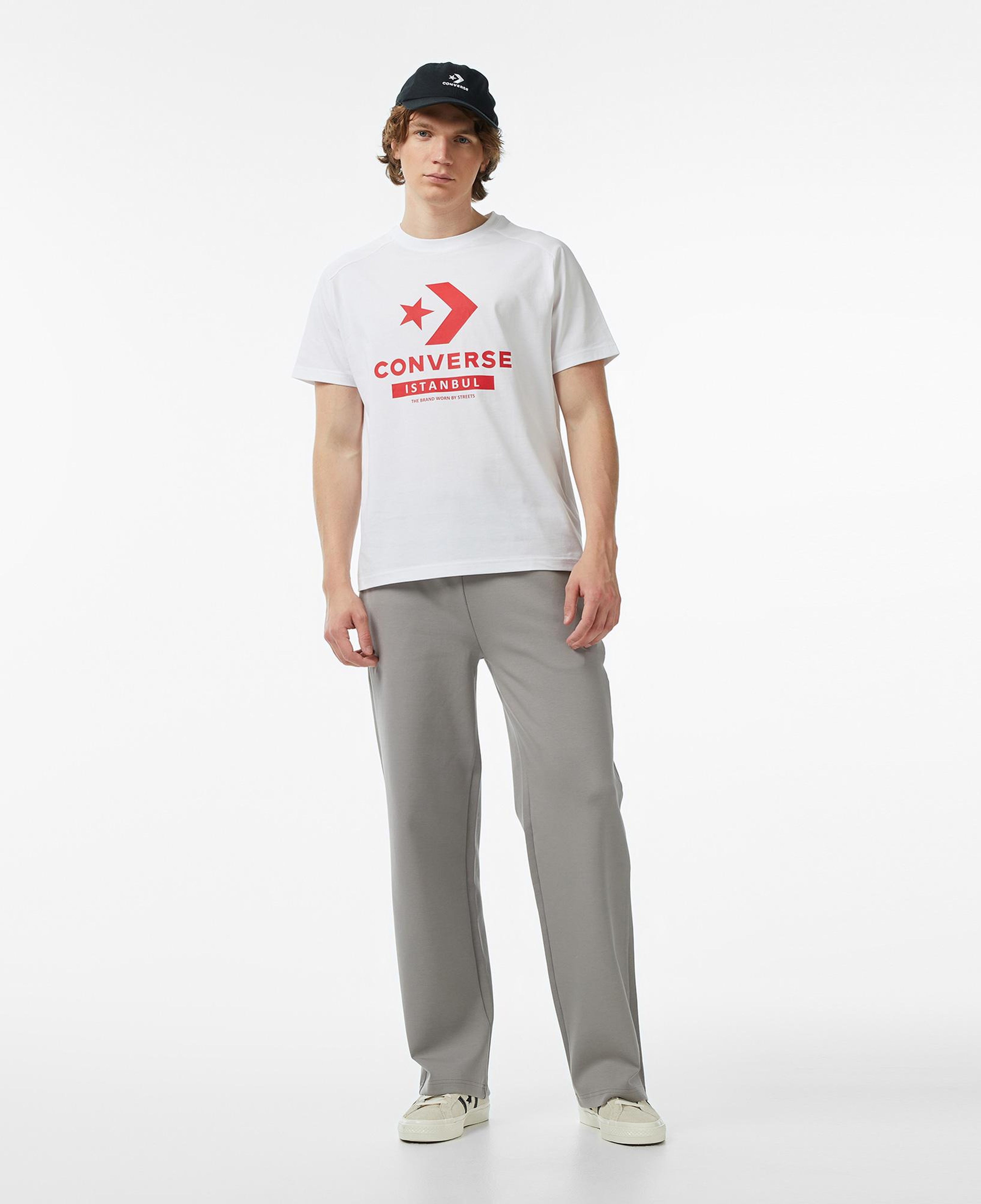 Converse Erkek Beyaz T-Shirt