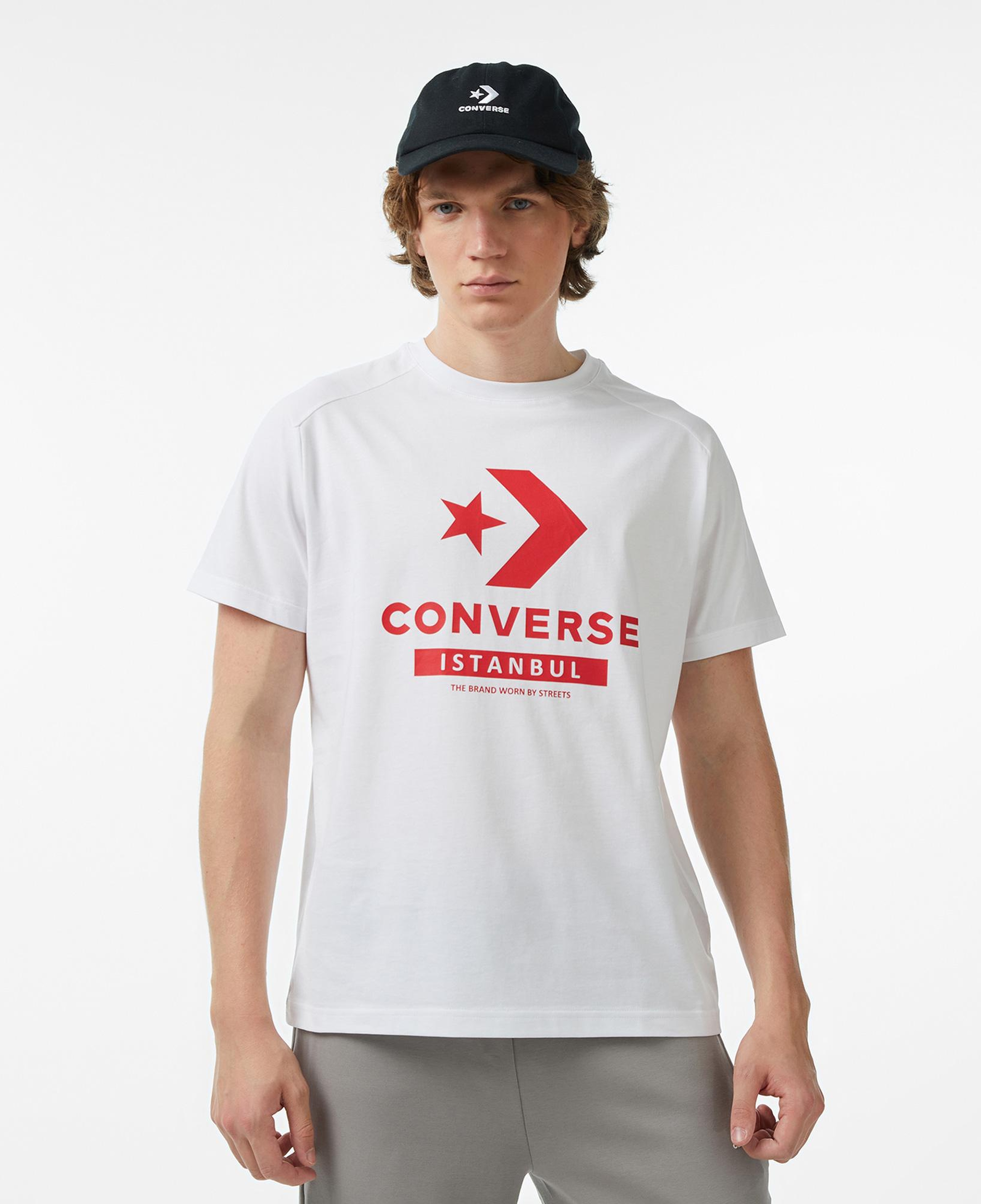 Converse Erkek Beyaz T-Shirt