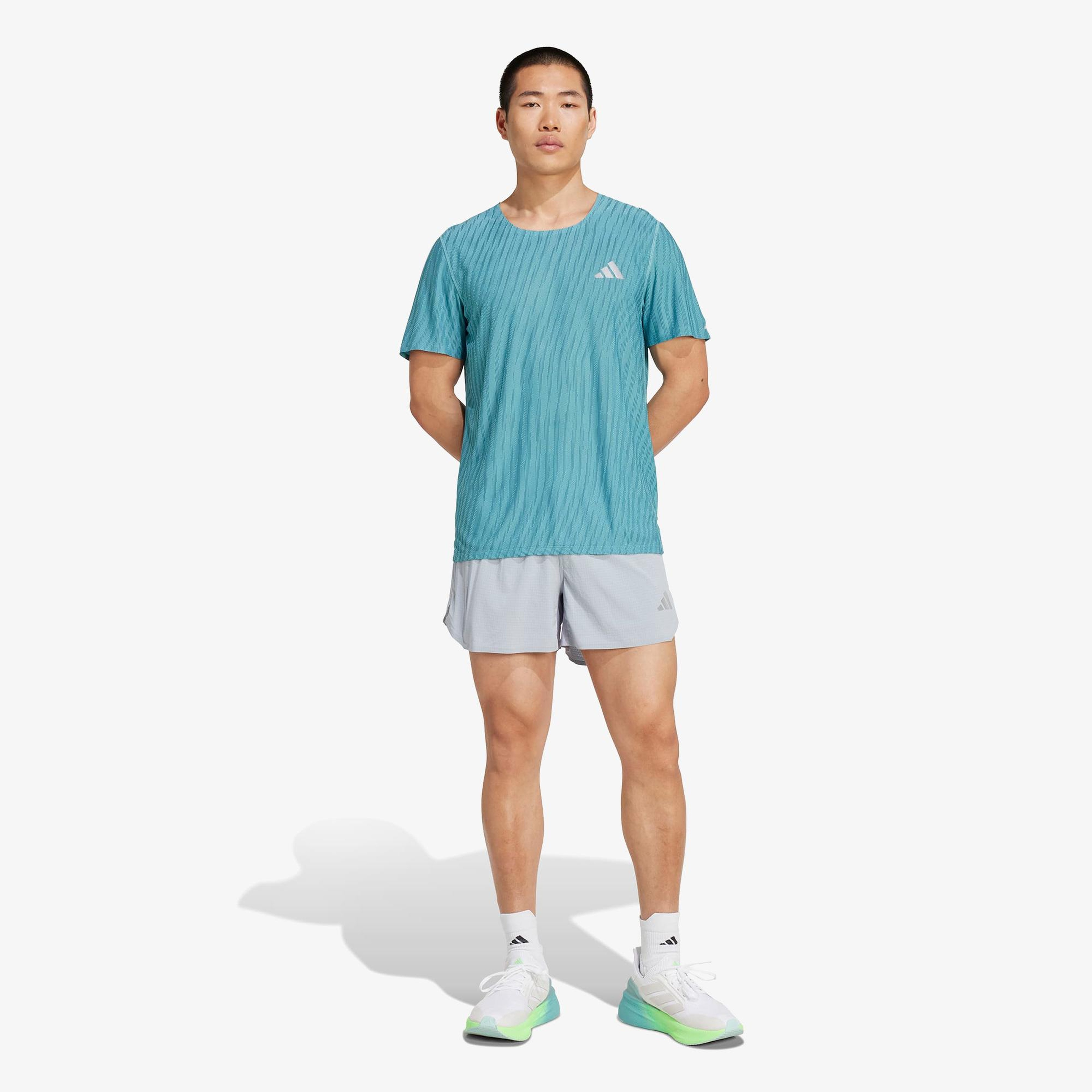 adidas Adi365 Running Climacool+ Erkek Mavi Koşu T-Shirt