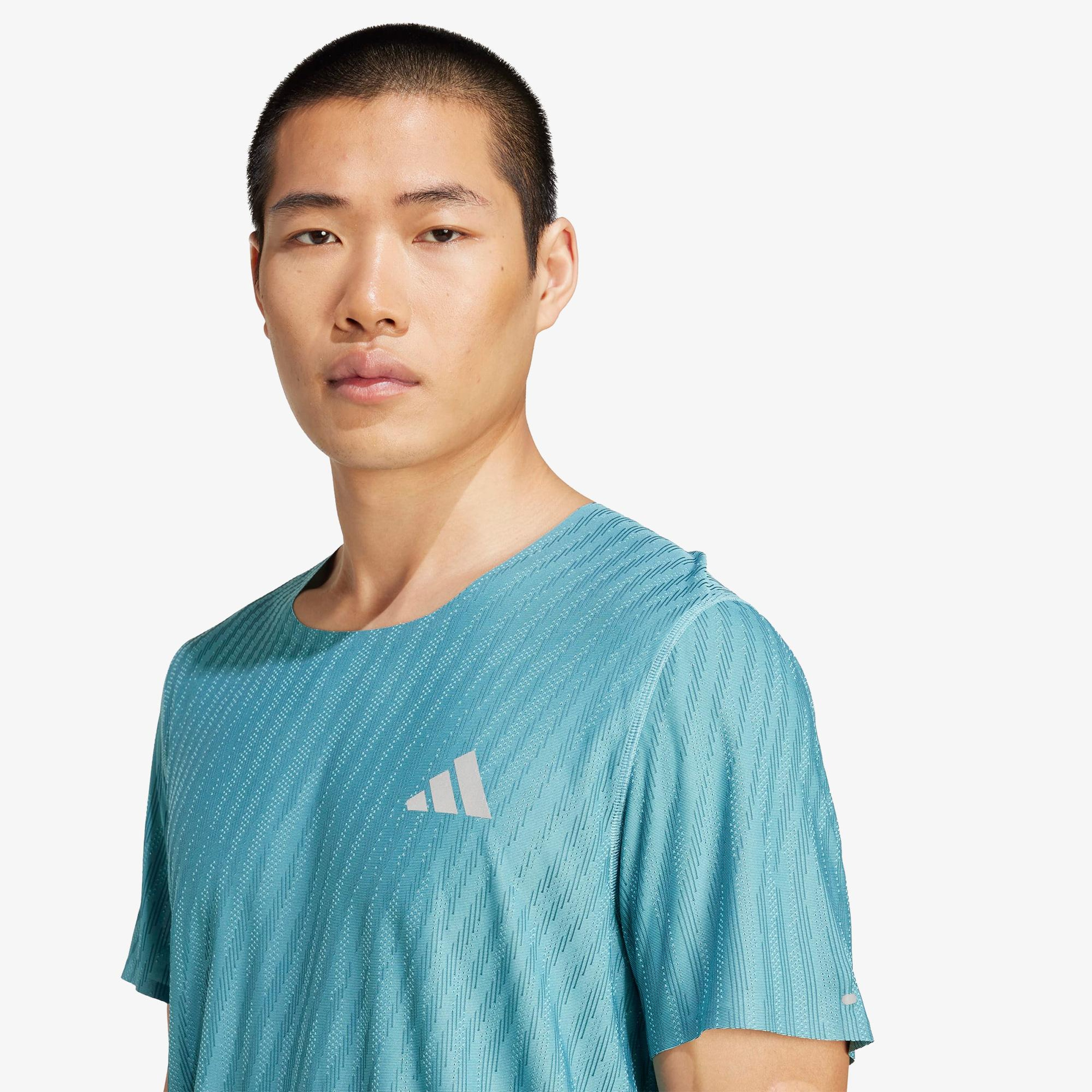 adidas Adi365 Running Climacool+ Erkek Mavi Koşu T-Shirt