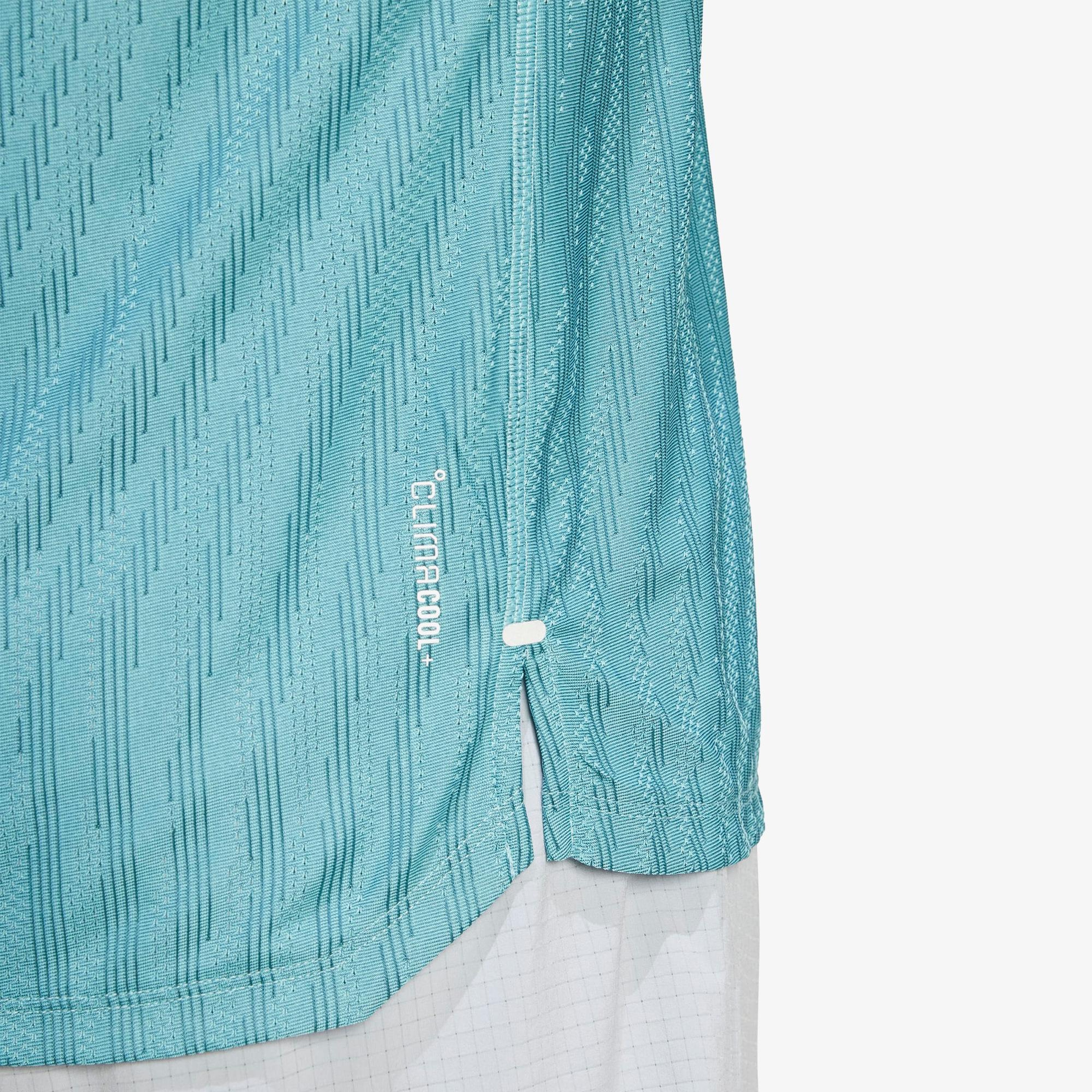 adidas Adi365 Running Climacool+ Erkek Mavi Koşu T-Shirt