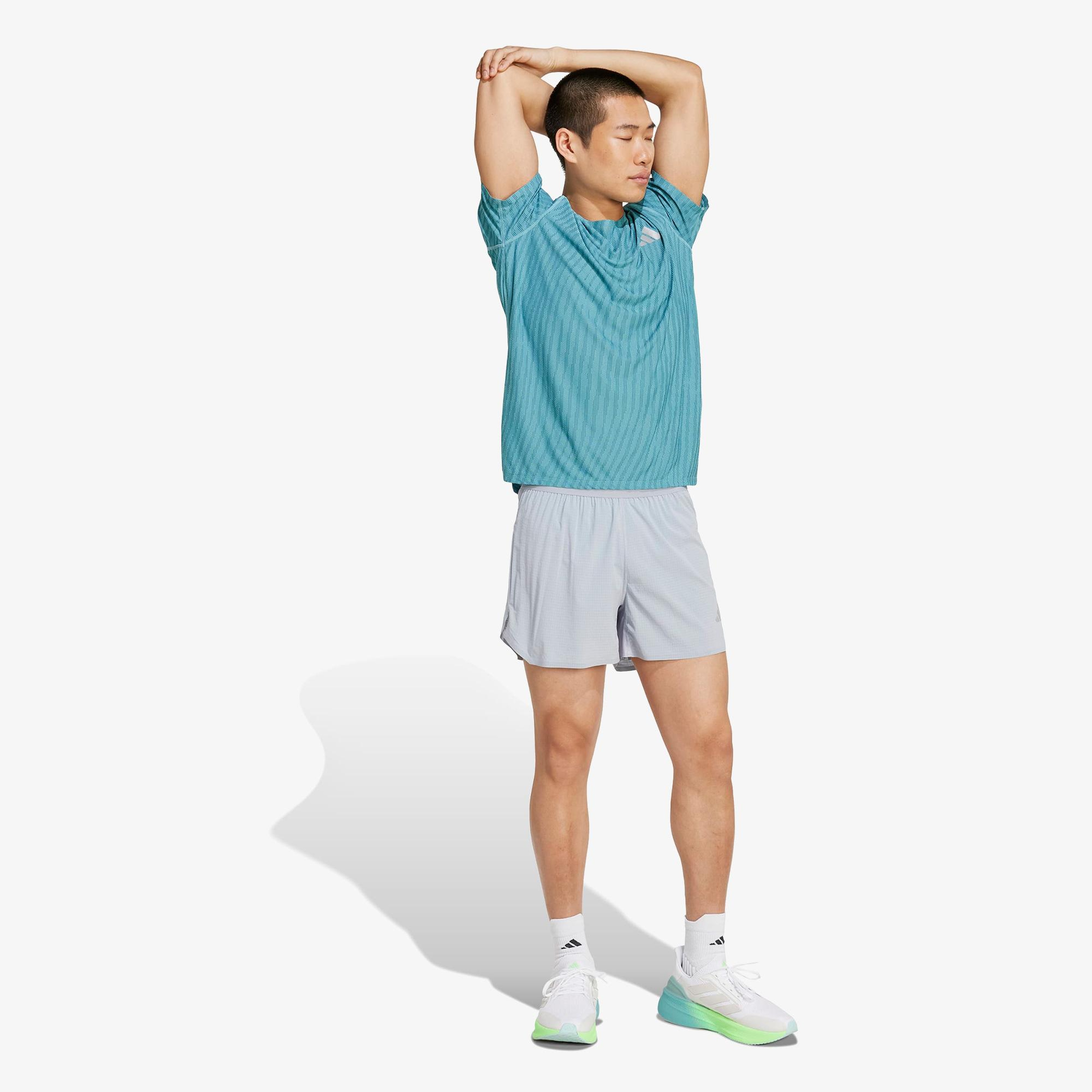 adidas Adi365 Running Climacool+ Erkek Mavi Koşu T-Shirt