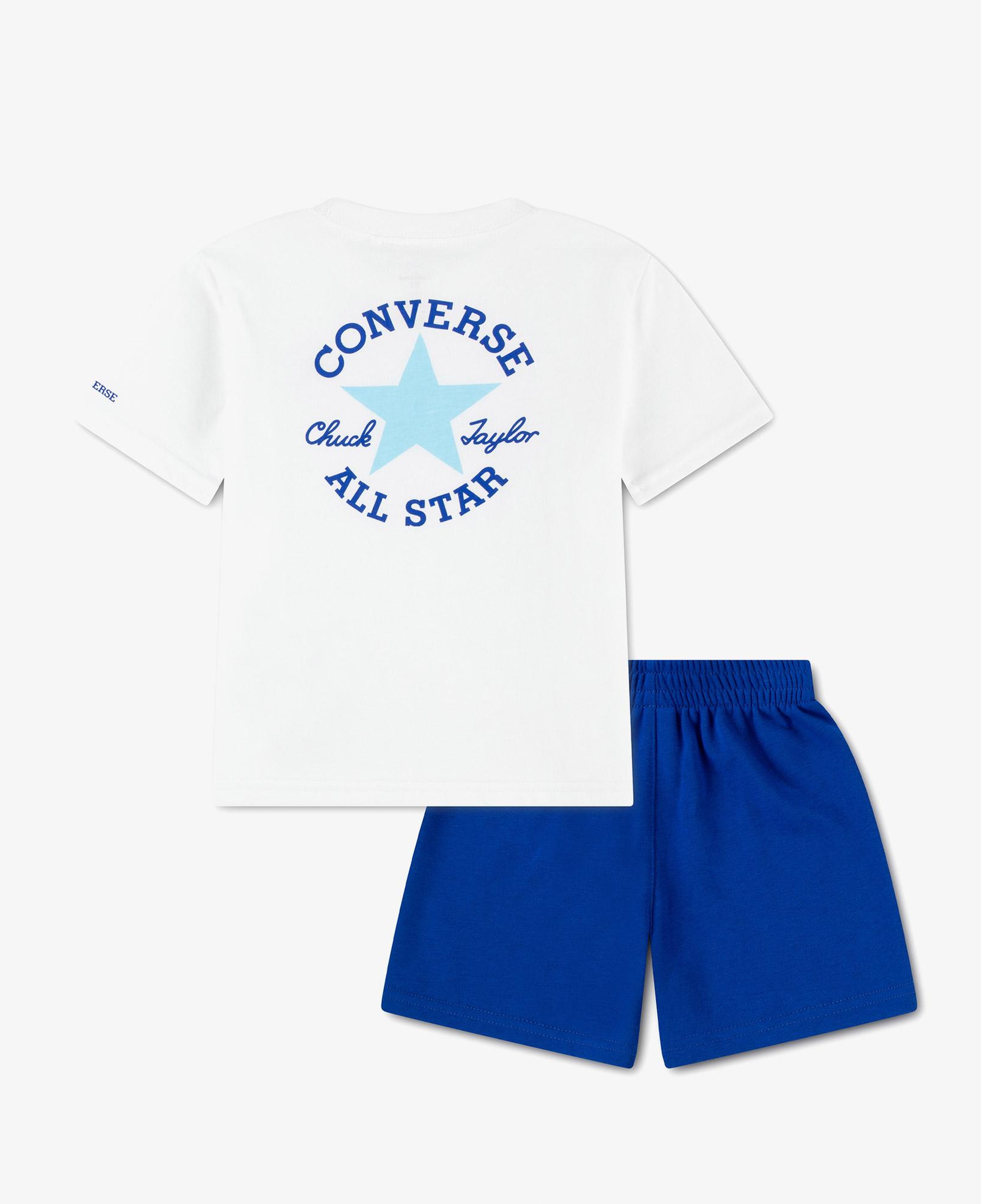 Converse Erkek Bebek Mavi Şort Takım