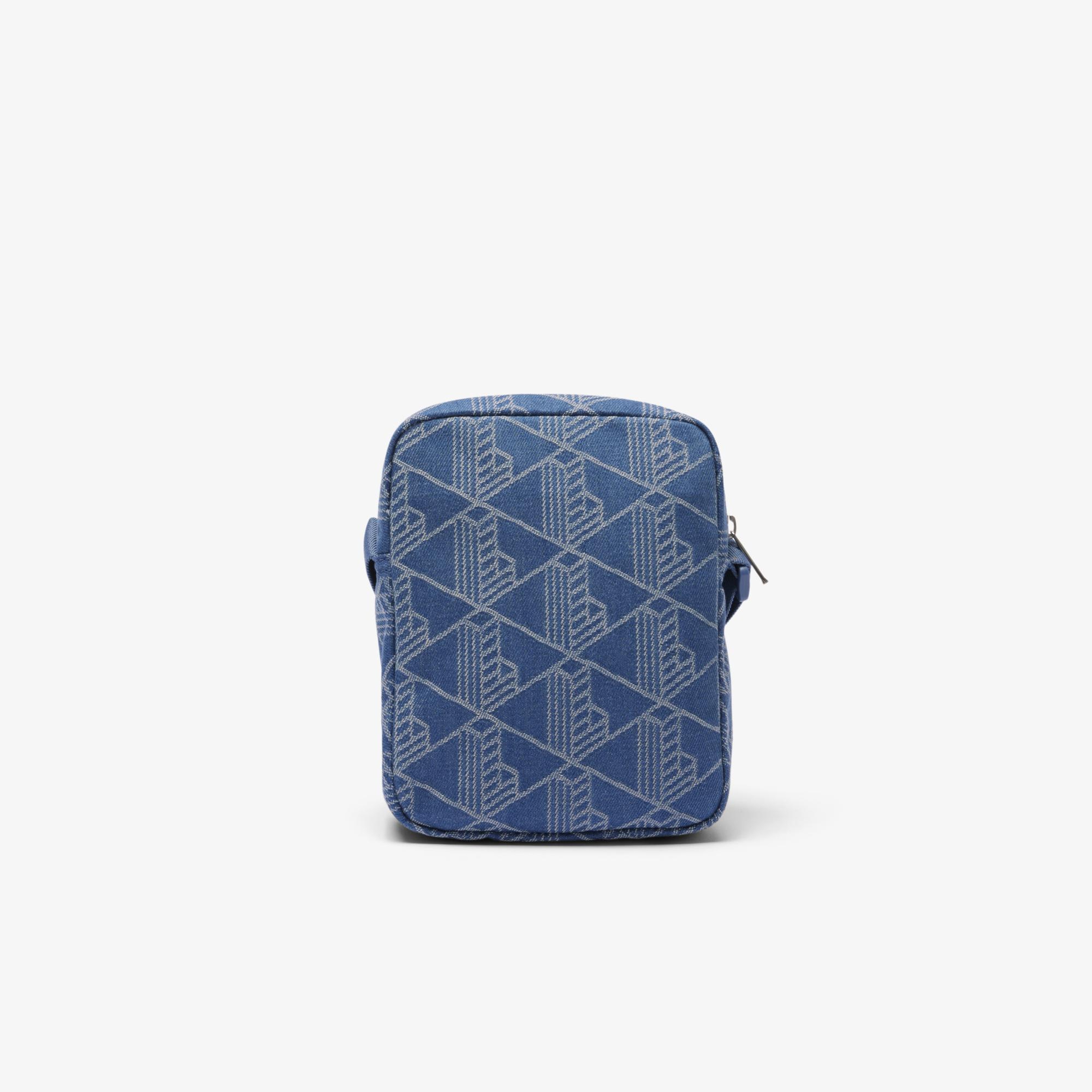 Neocroc Unisex Monogram Mavi Postacı Çantası
