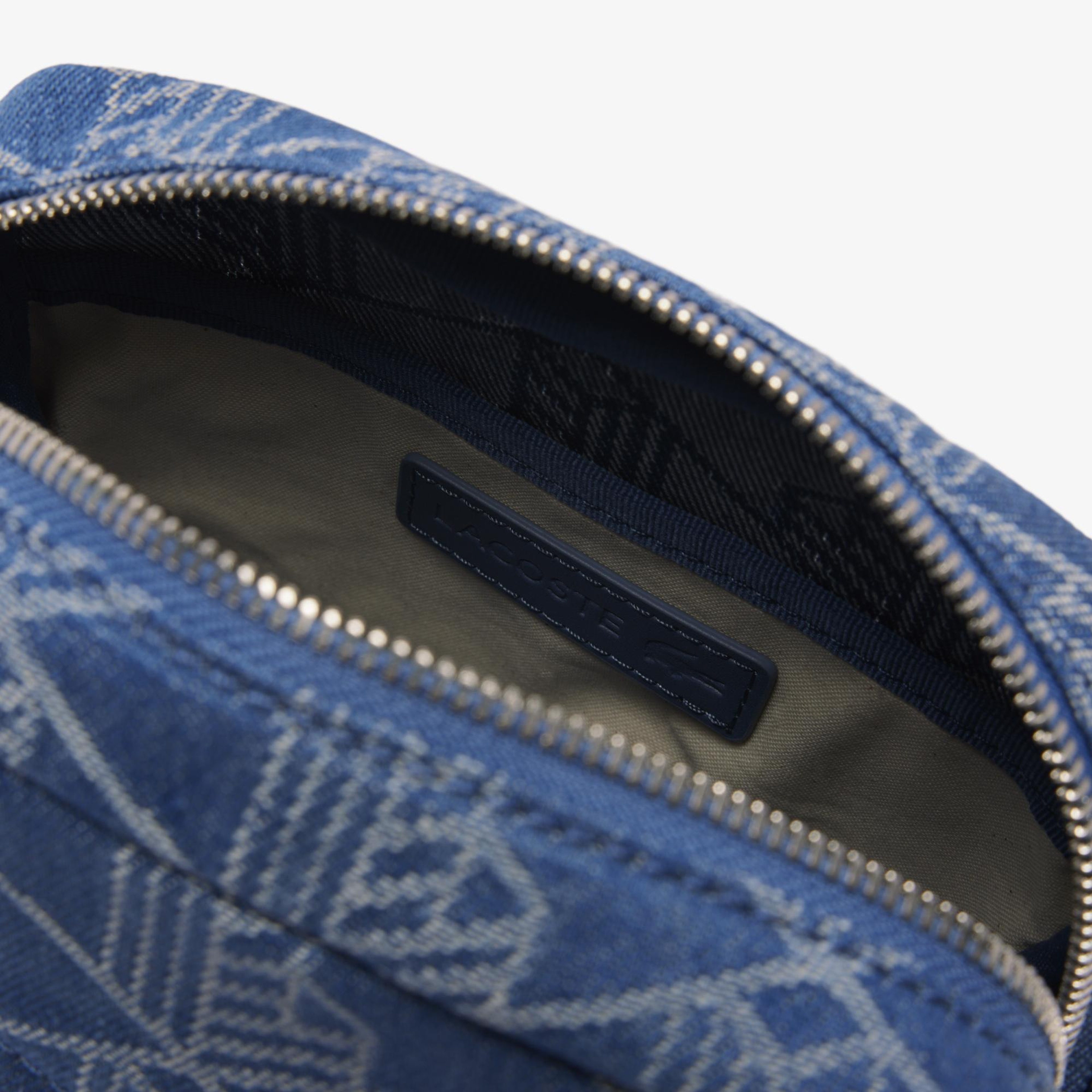 Neocroc Unisex Monogram Mavi Postacı Çantası