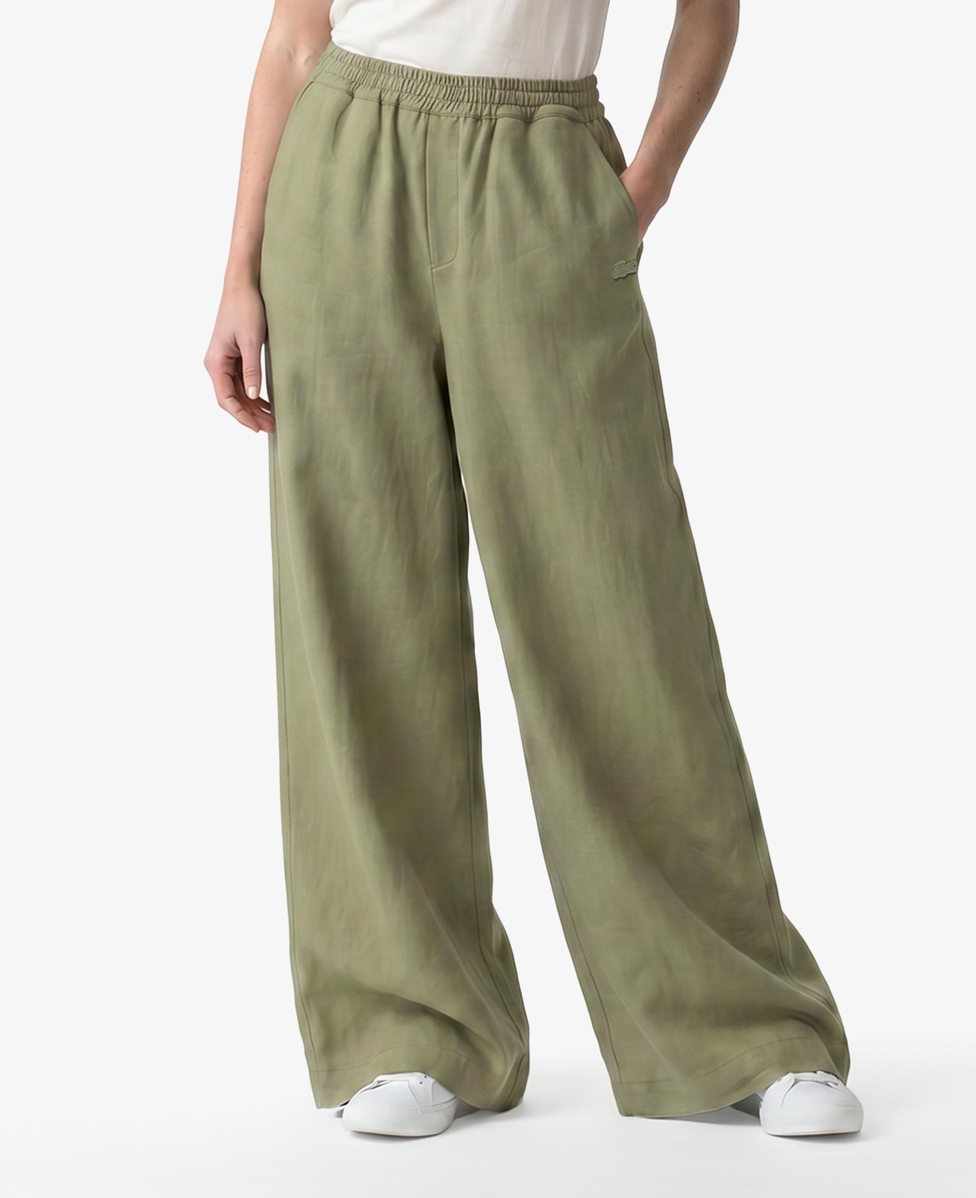 Kadın Relaxed Fit Haki Pantolon