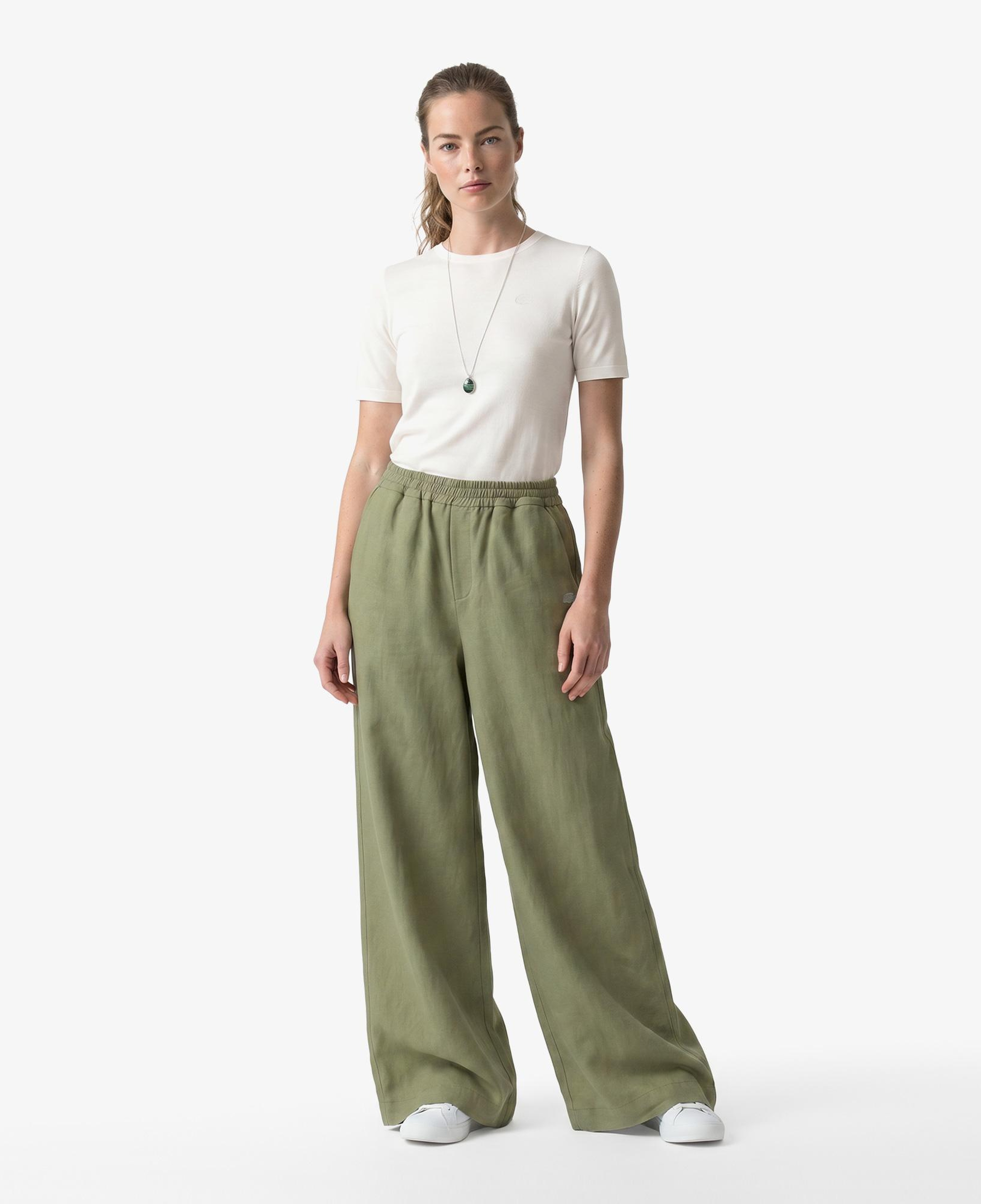Kadın Relaxed Fit Haki Pantolon