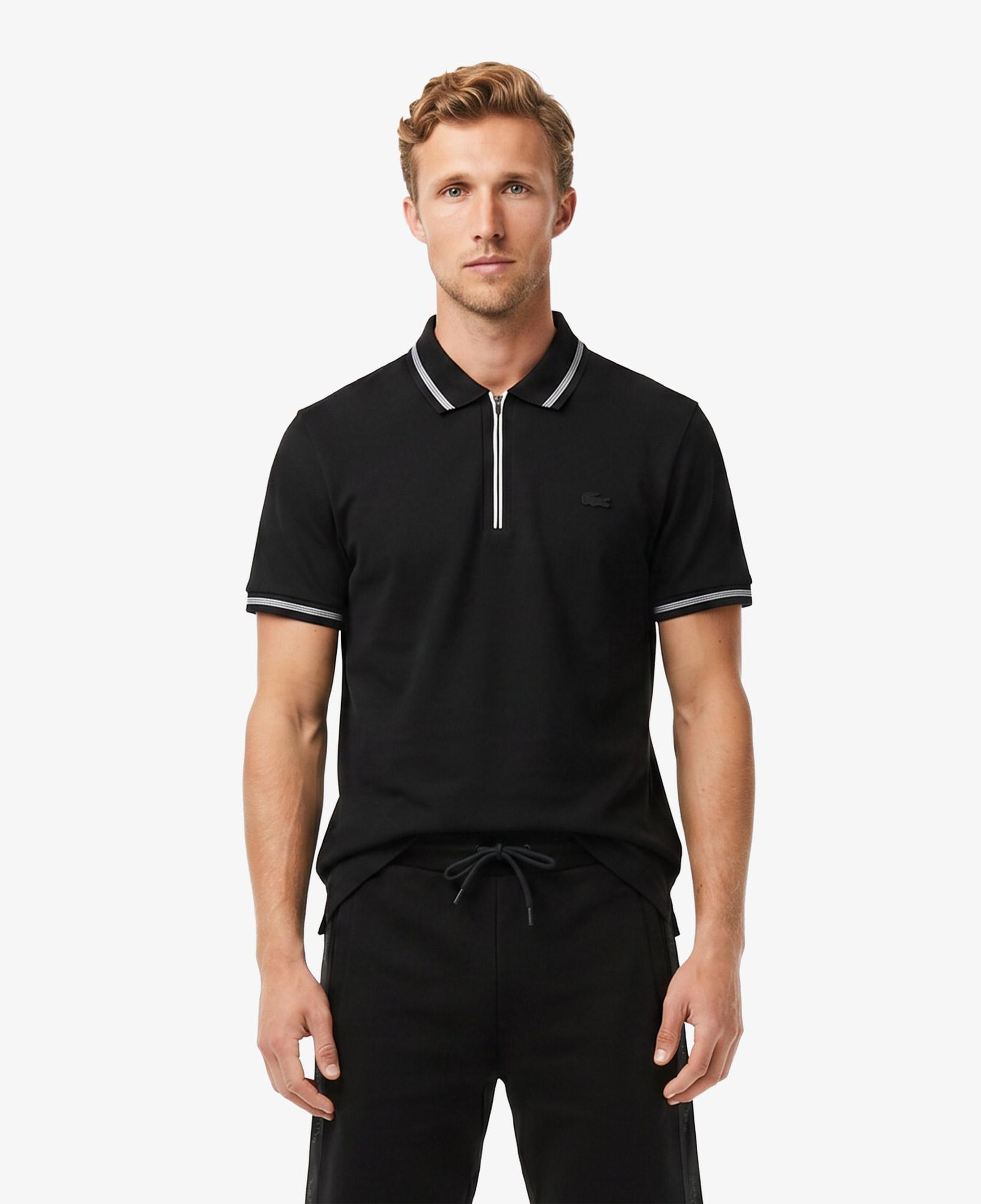 Erkek Regular Fit Siyah Polo
